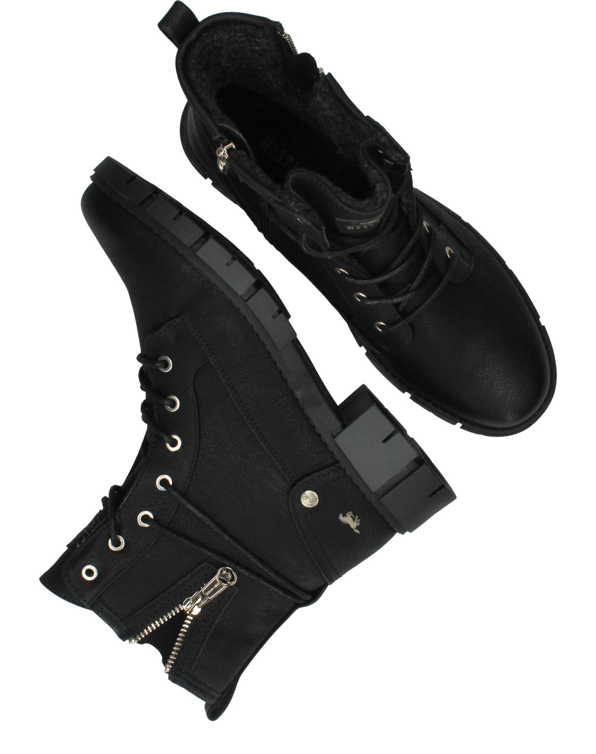 Mustang Veterboots Jongens Zwart, veterboot voor jongens – foto 8