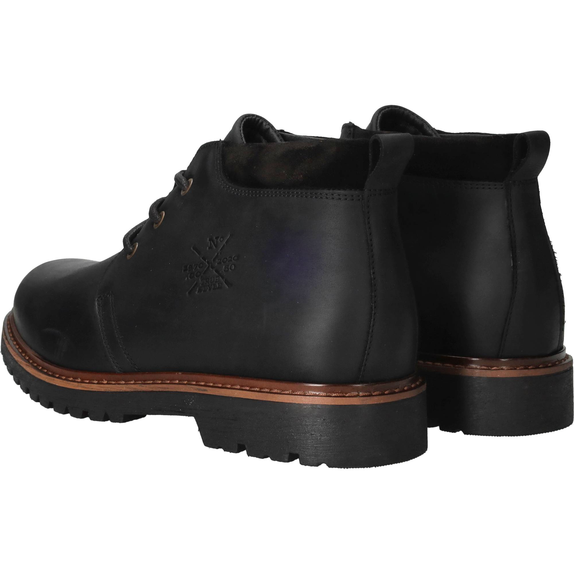 Output Veterboots Zwart, veterboot voor unisex – foto 3