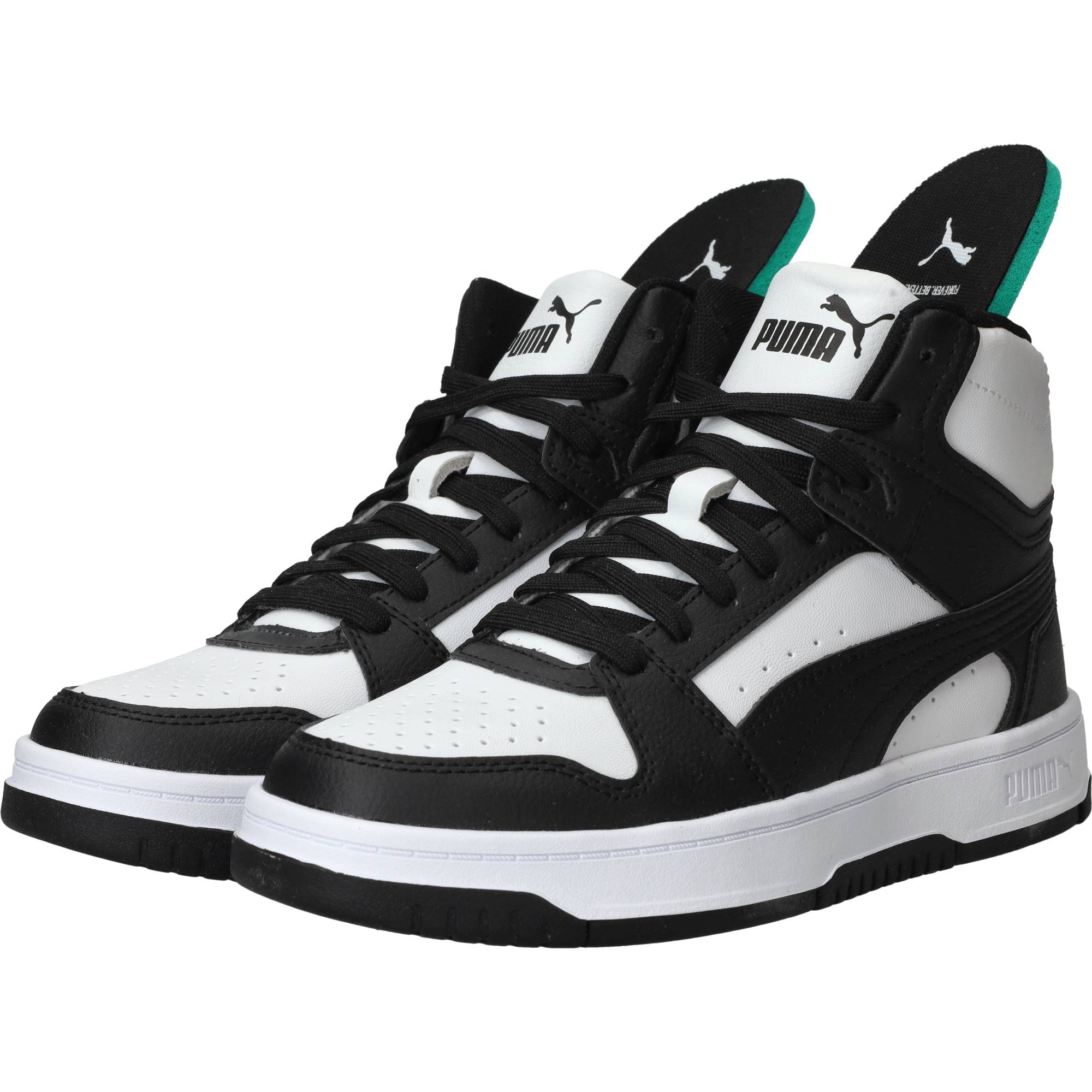 Puma Rebound Slam Mid Sneakers Jongens Zwart – foto 4