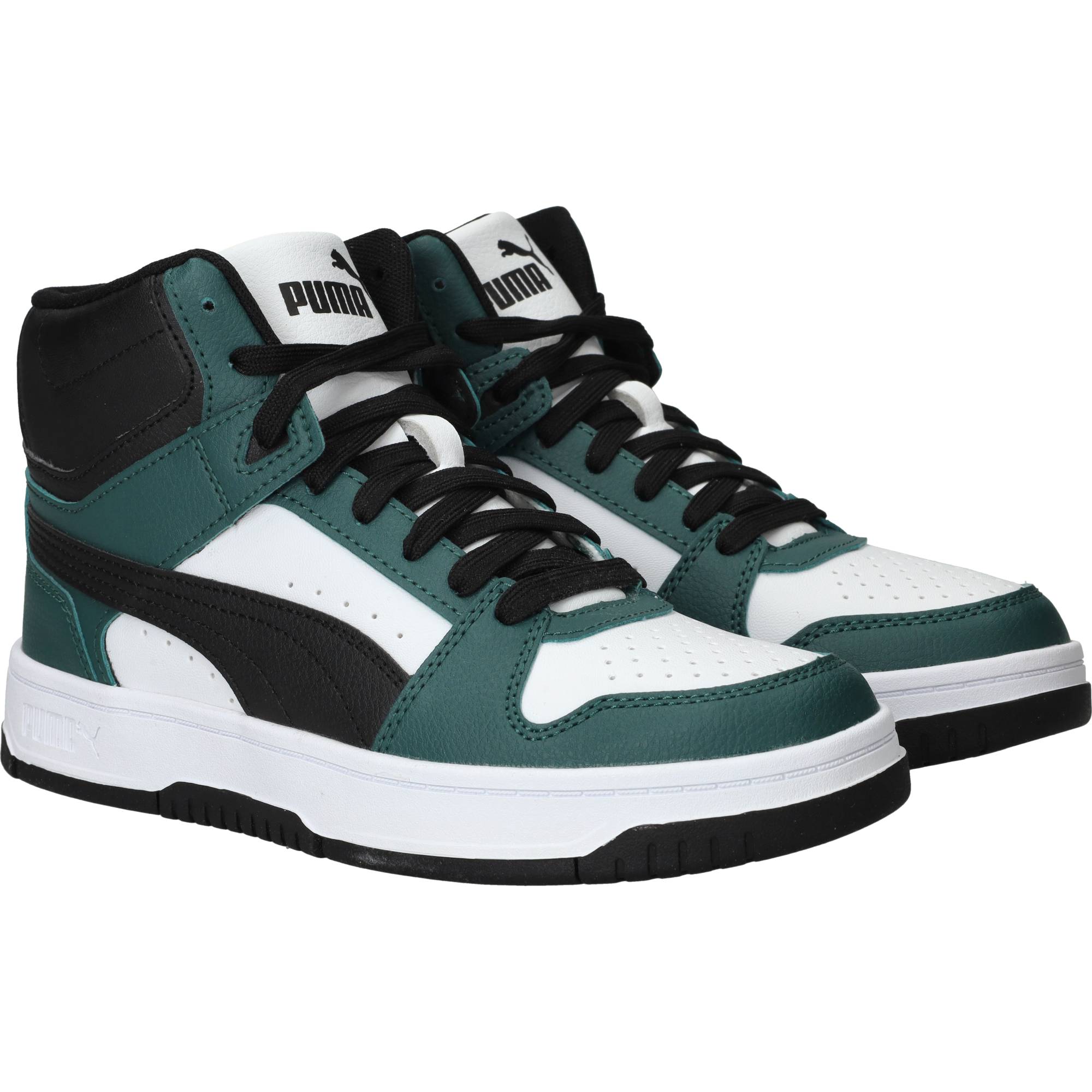 Puma Rebound Slam Mid Sneakers Jongens Groen