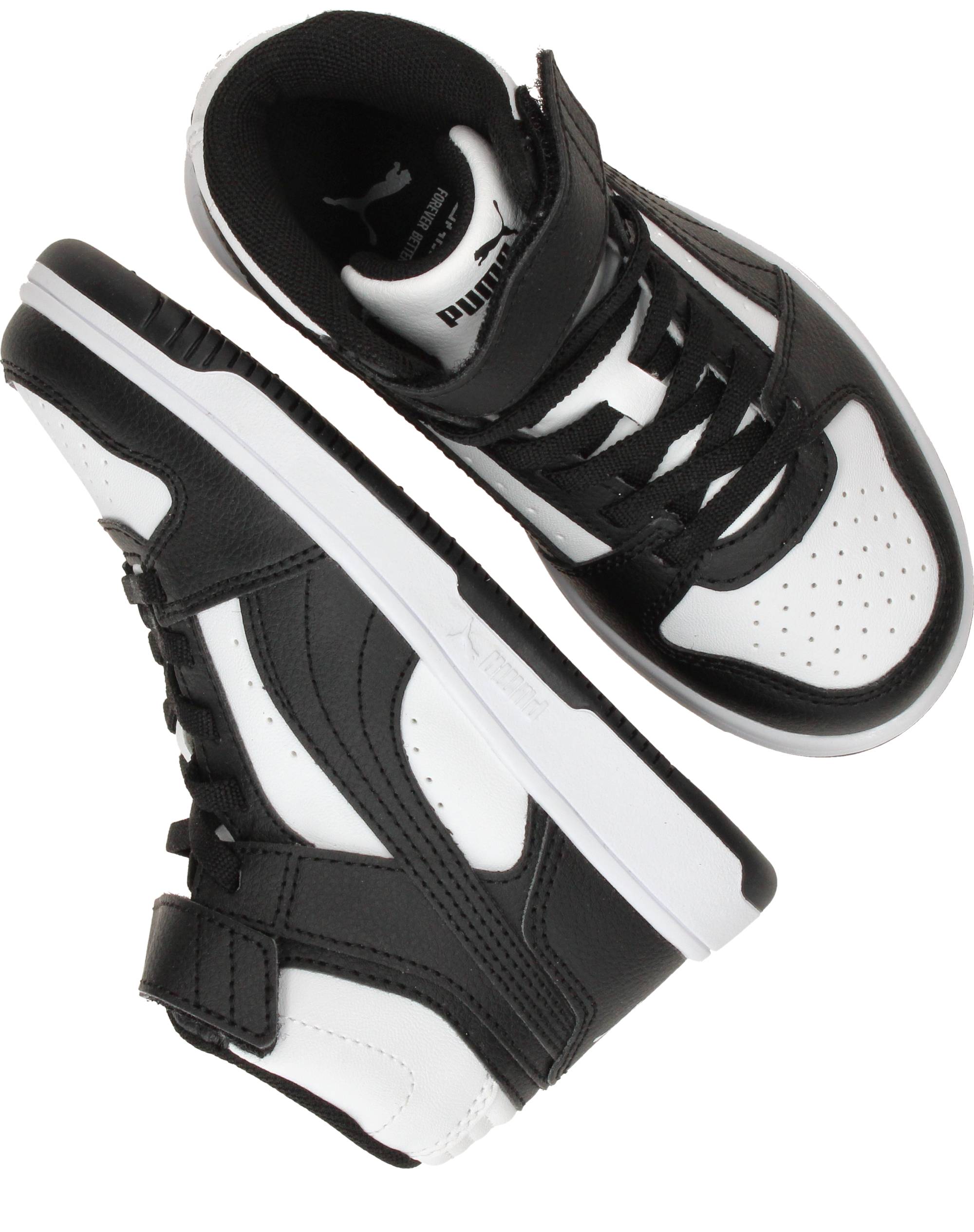 Puma Rebound Slam Mid Sneakers Jongens Zwart – foto 3