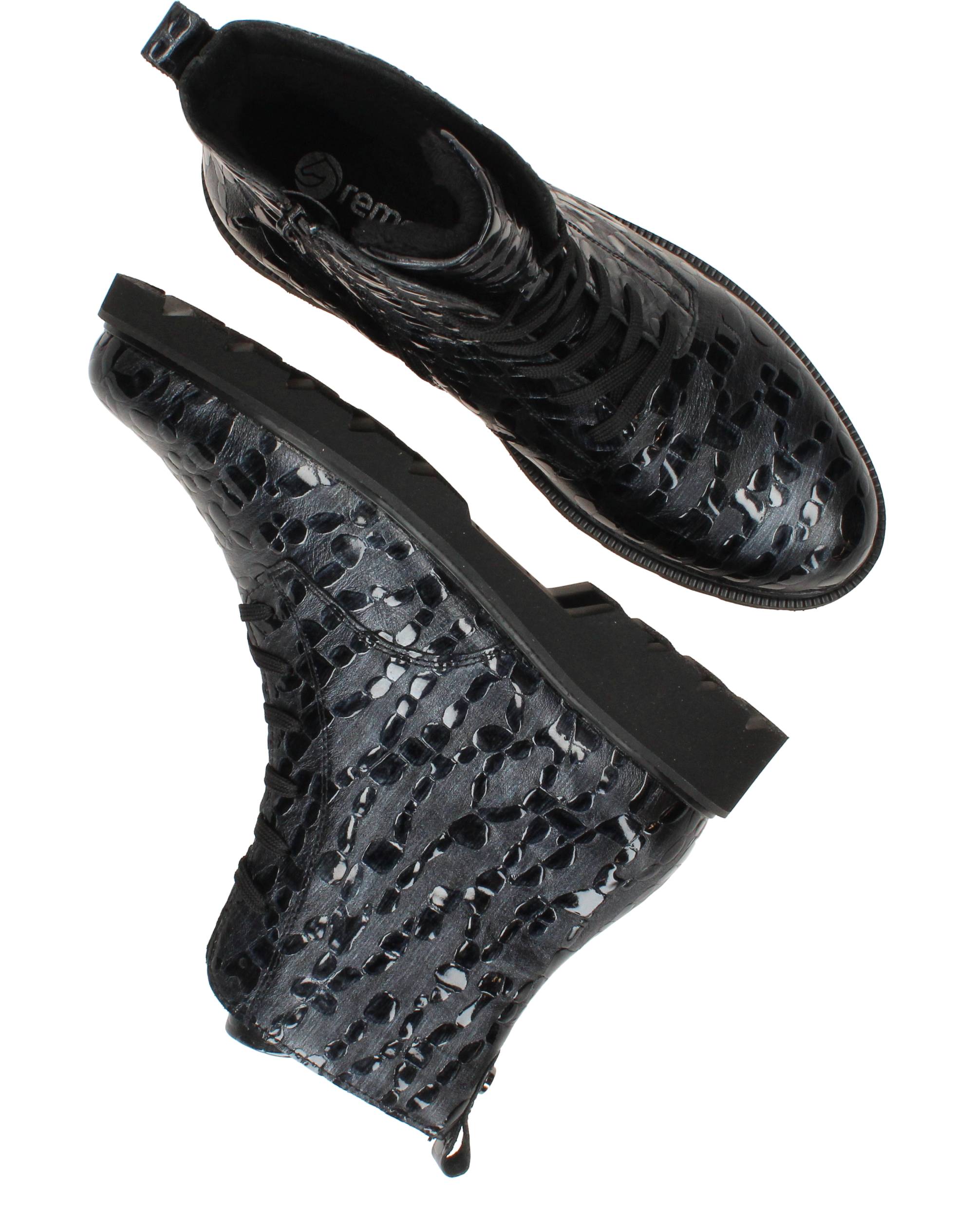Remonte Veterboots Blauw, veterboot voor unisex – foto 4