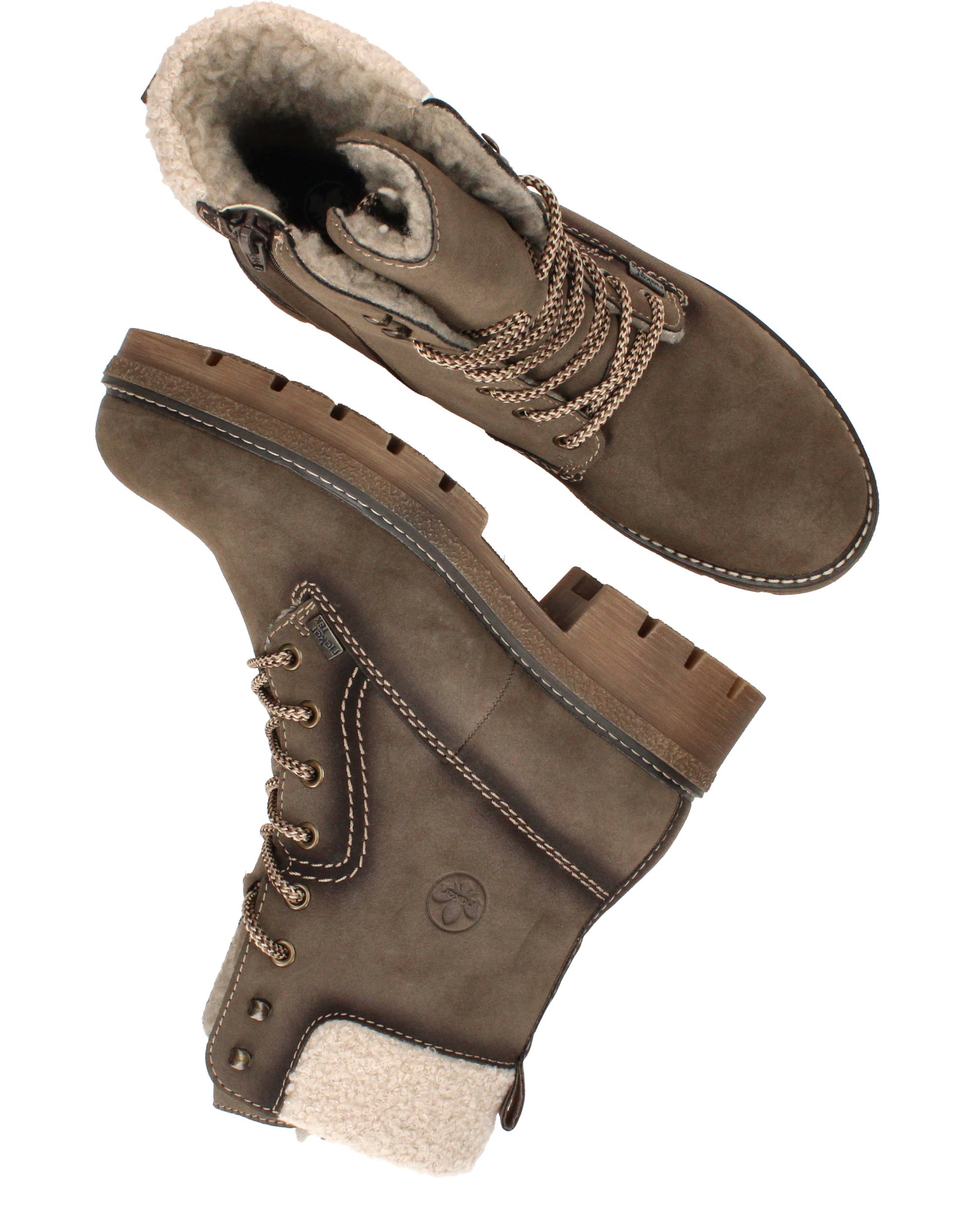 Rieker TEX Veterboots Bruin, veterboot voor unisex – foto 4