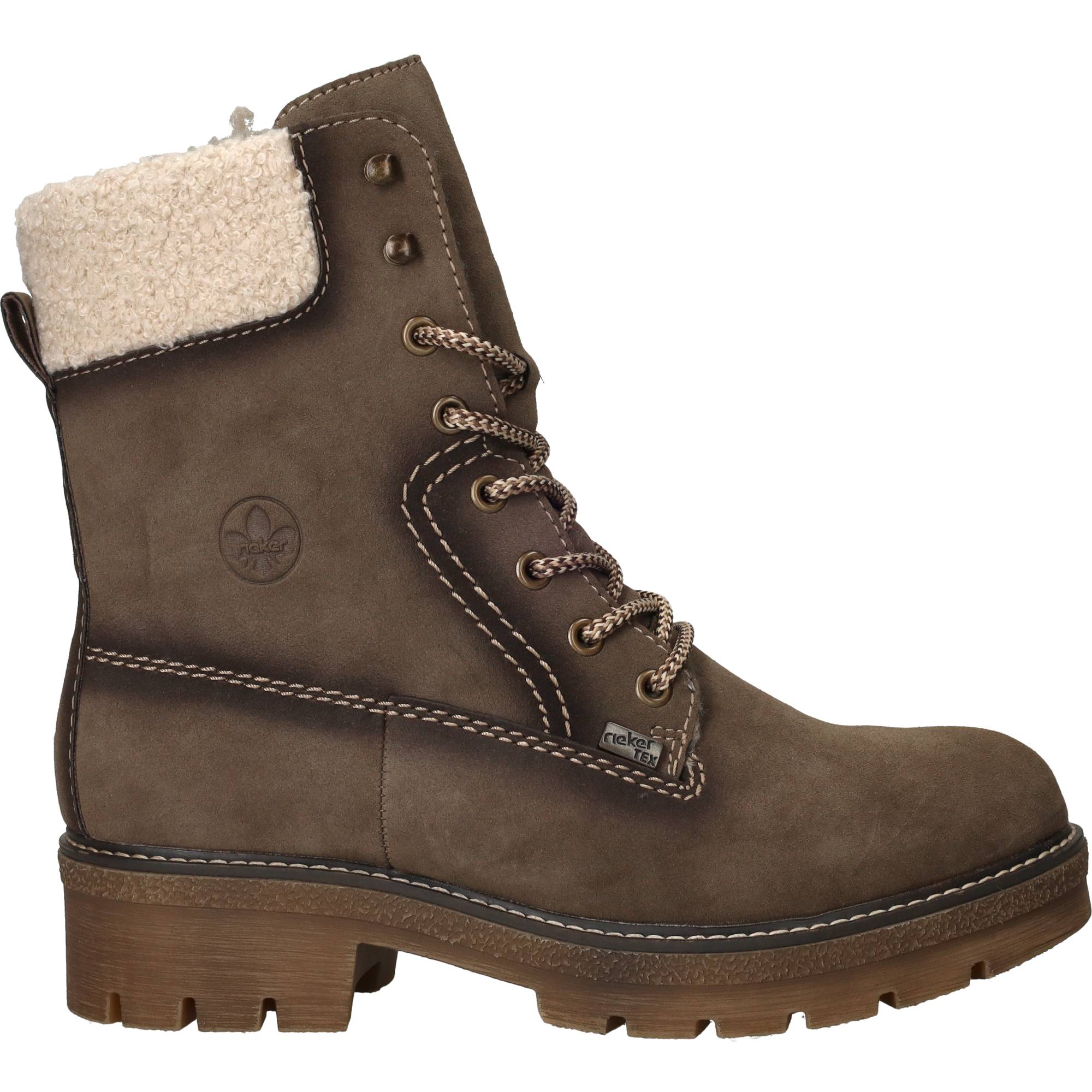 Rieker TEX Veterboots Bruin