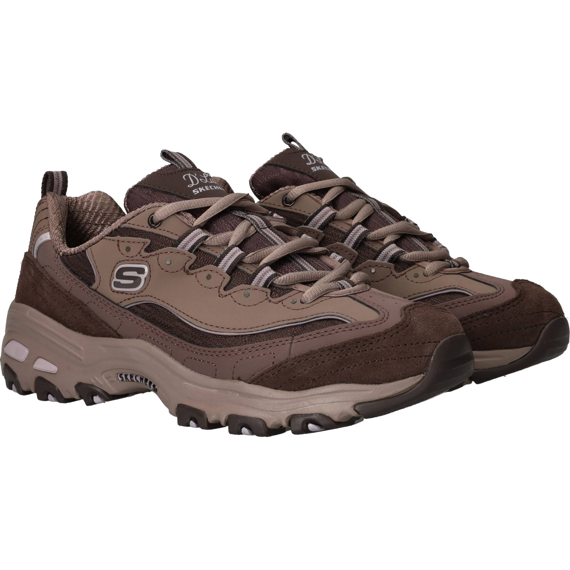 Skechers D'Lites Sneakers Jongens Bruin, sneaker voor jongens – foto 2