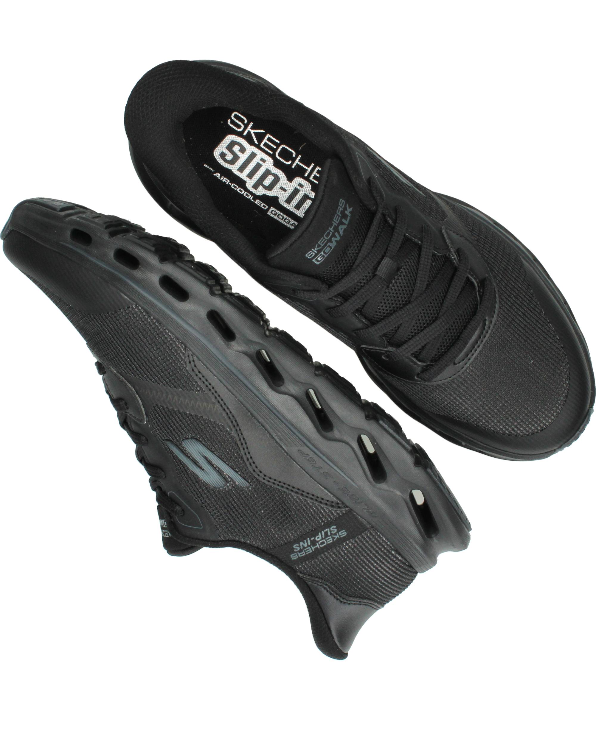Skechers Slip-Ins Go Walk Glide Step 2.0 Sneakers Jongens Zwart, sneaker voor jongens – foto 4