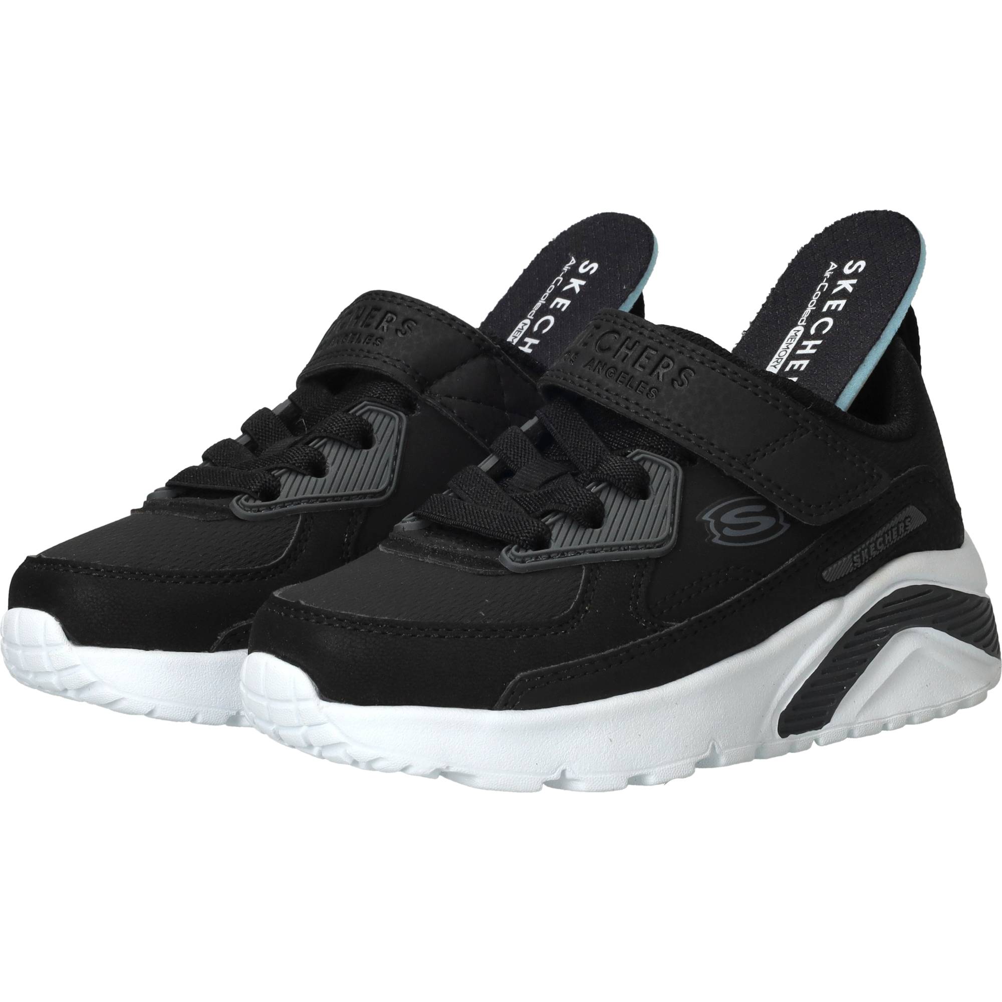 Skechers Uno Lite Revival Edge Sneakers Jongens Zwart – foto 4