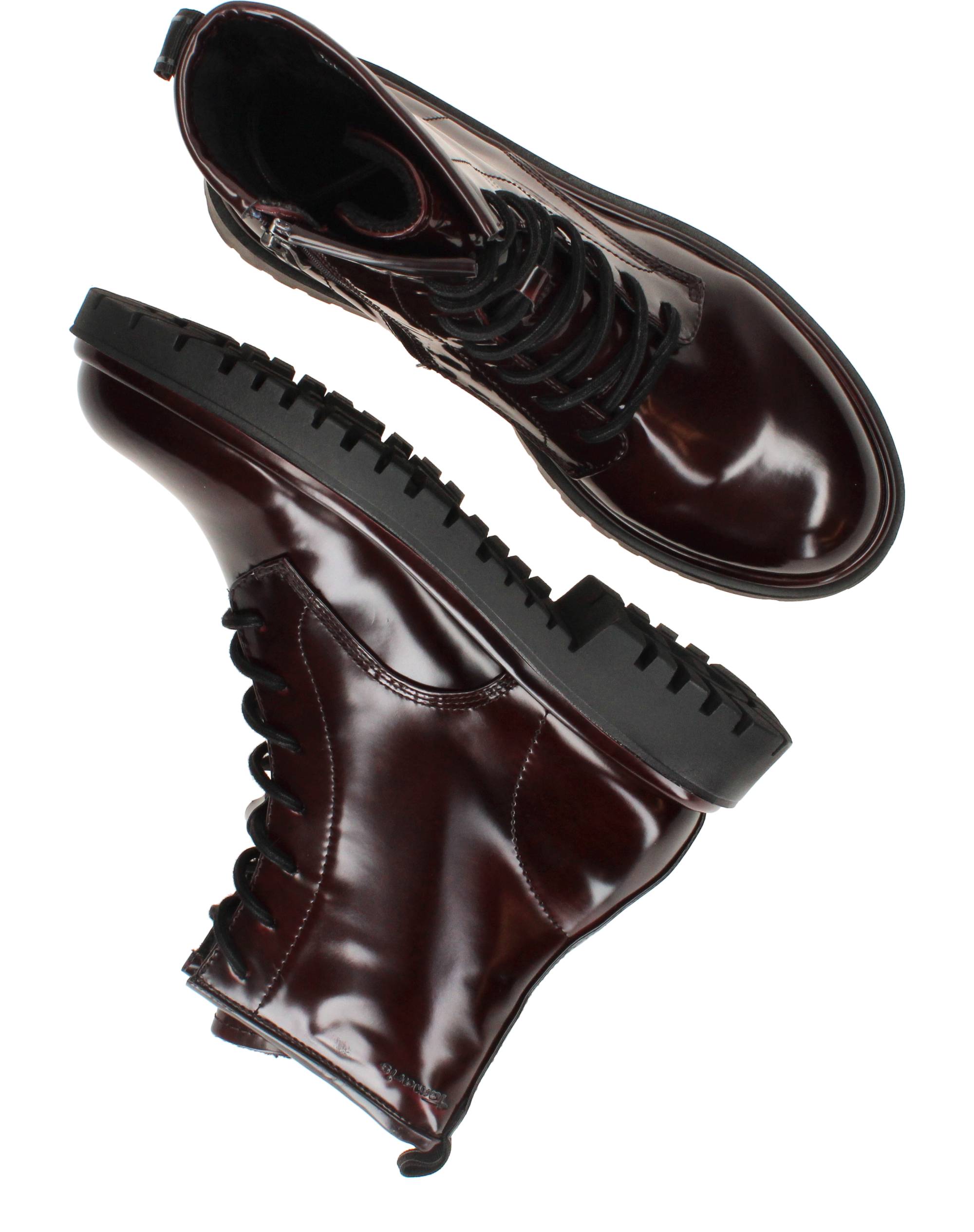 Tamaris Veterboots Rood, veterboot voor unisex – foto 4