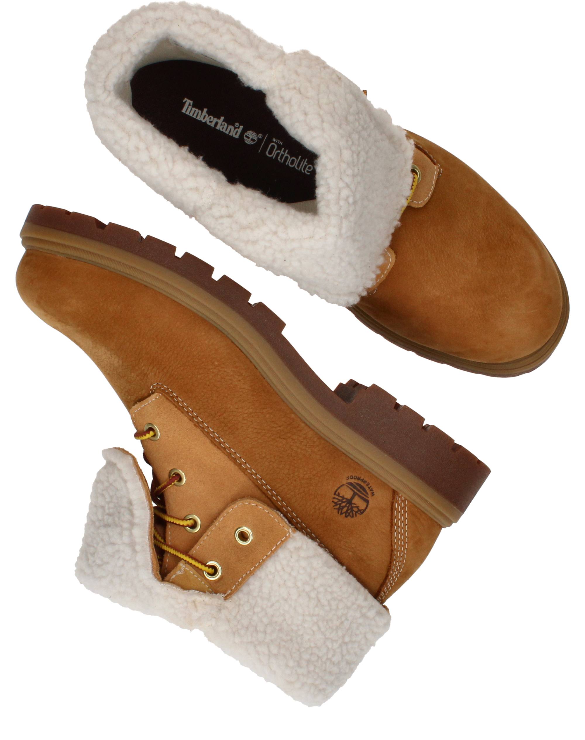 Timberland Auburn Falls Mid Lace Up Waterproof Veterboots Cognac, veterboot voor unisex – foto 4