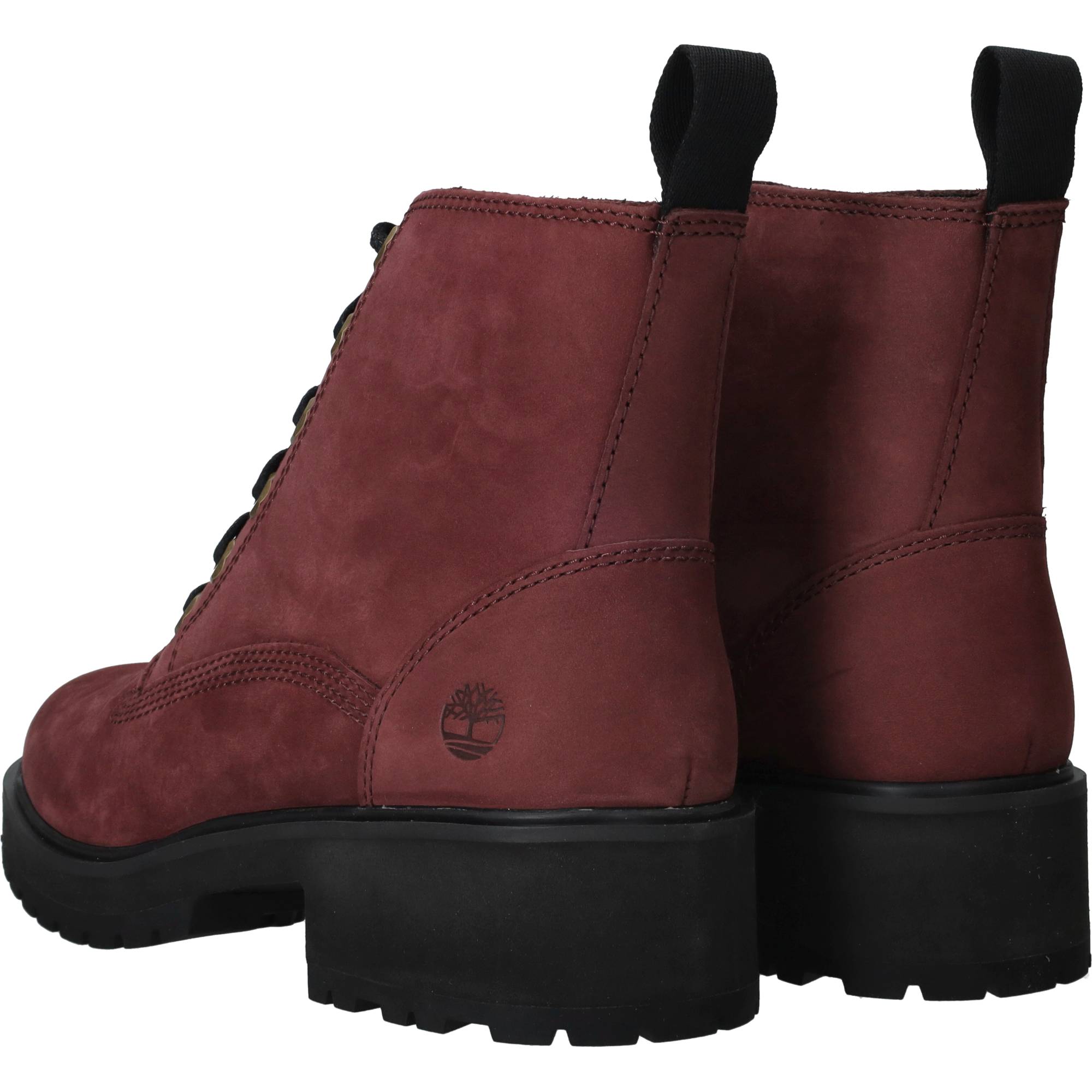 Timberland Carnaby Row Mid Lace Up Veterboots Rood, veterboot voor unisex – foto 3