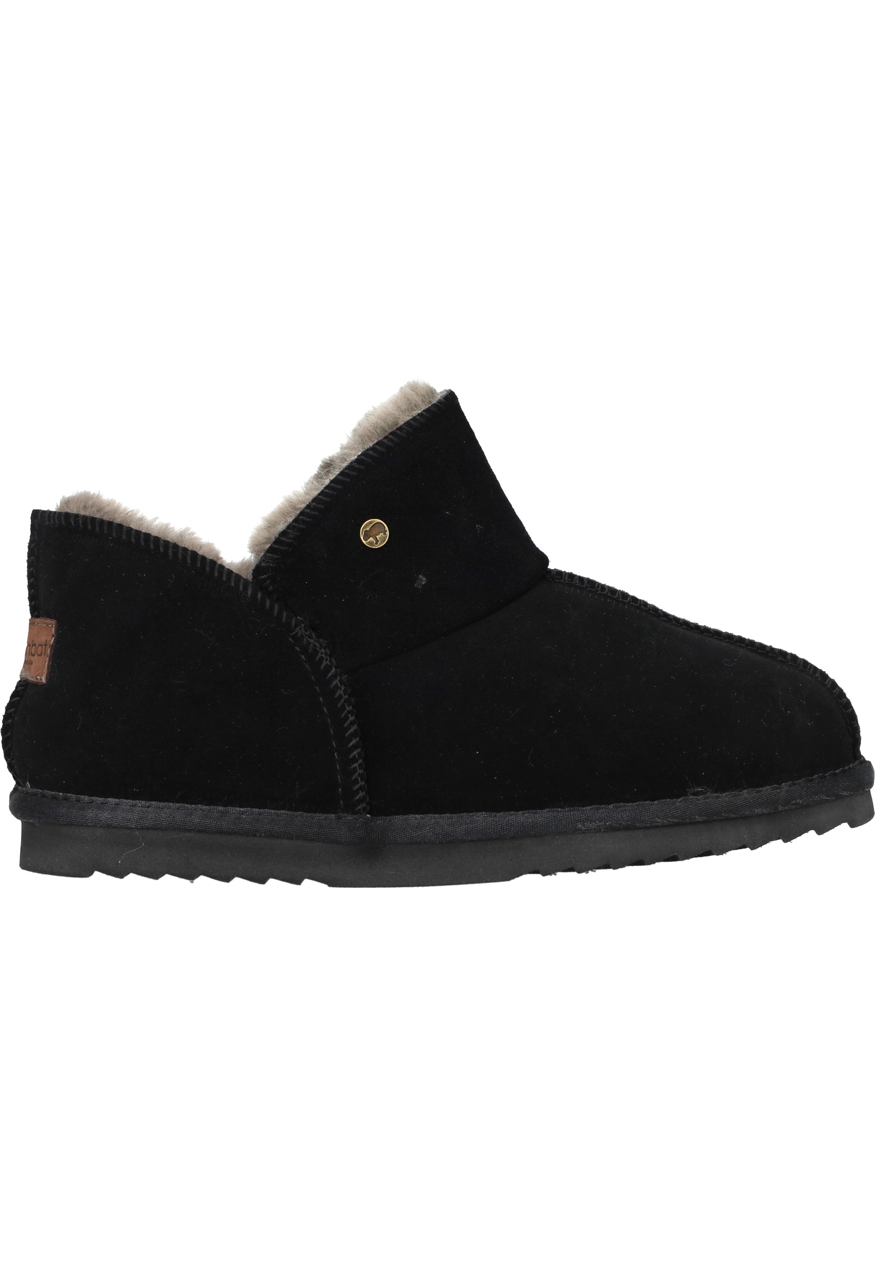Warmbat Willow Dames Sloffen - Zwart - Maat 43