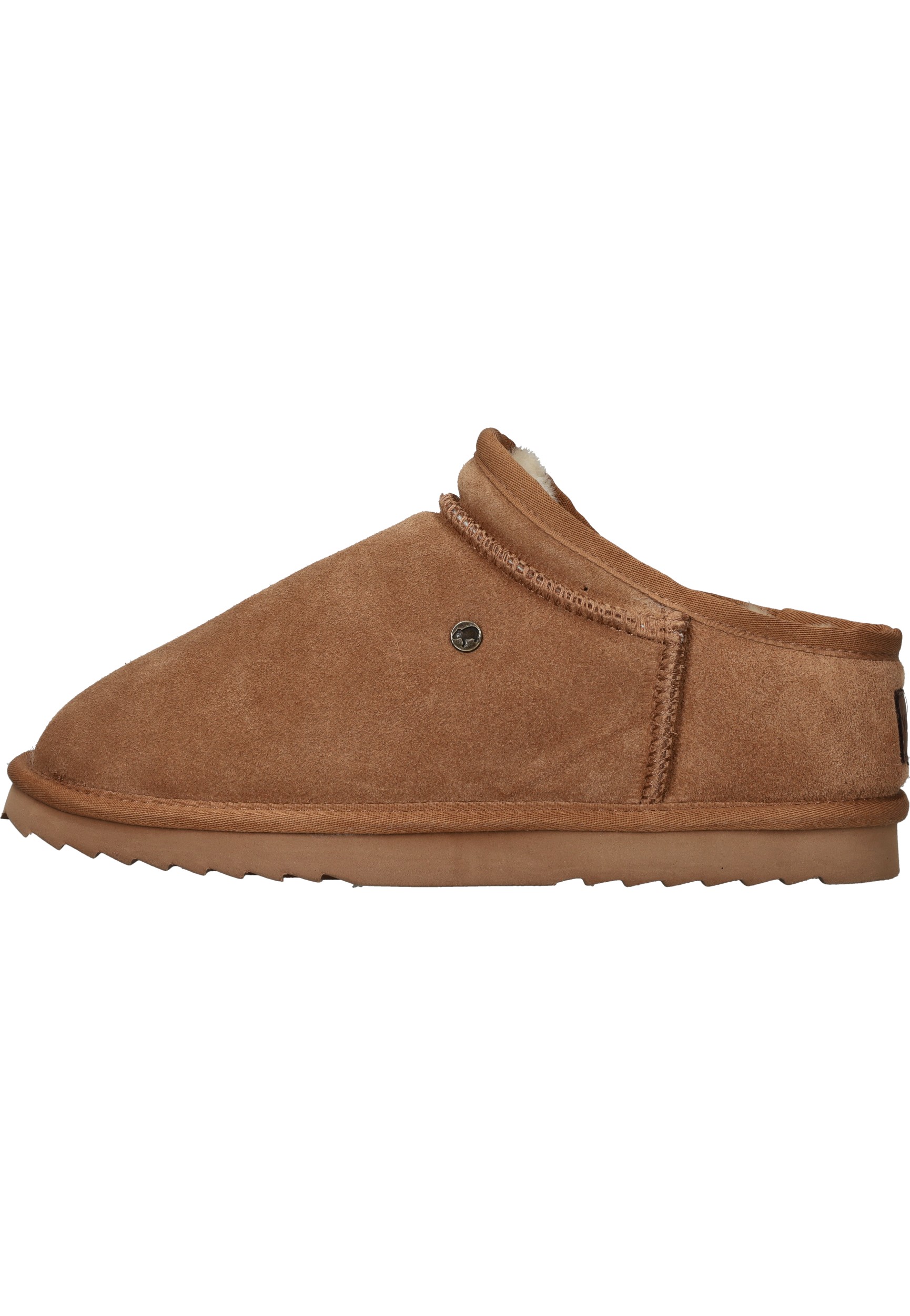 Warmbat Connor heren pantoffel - Cognac - Maat 48