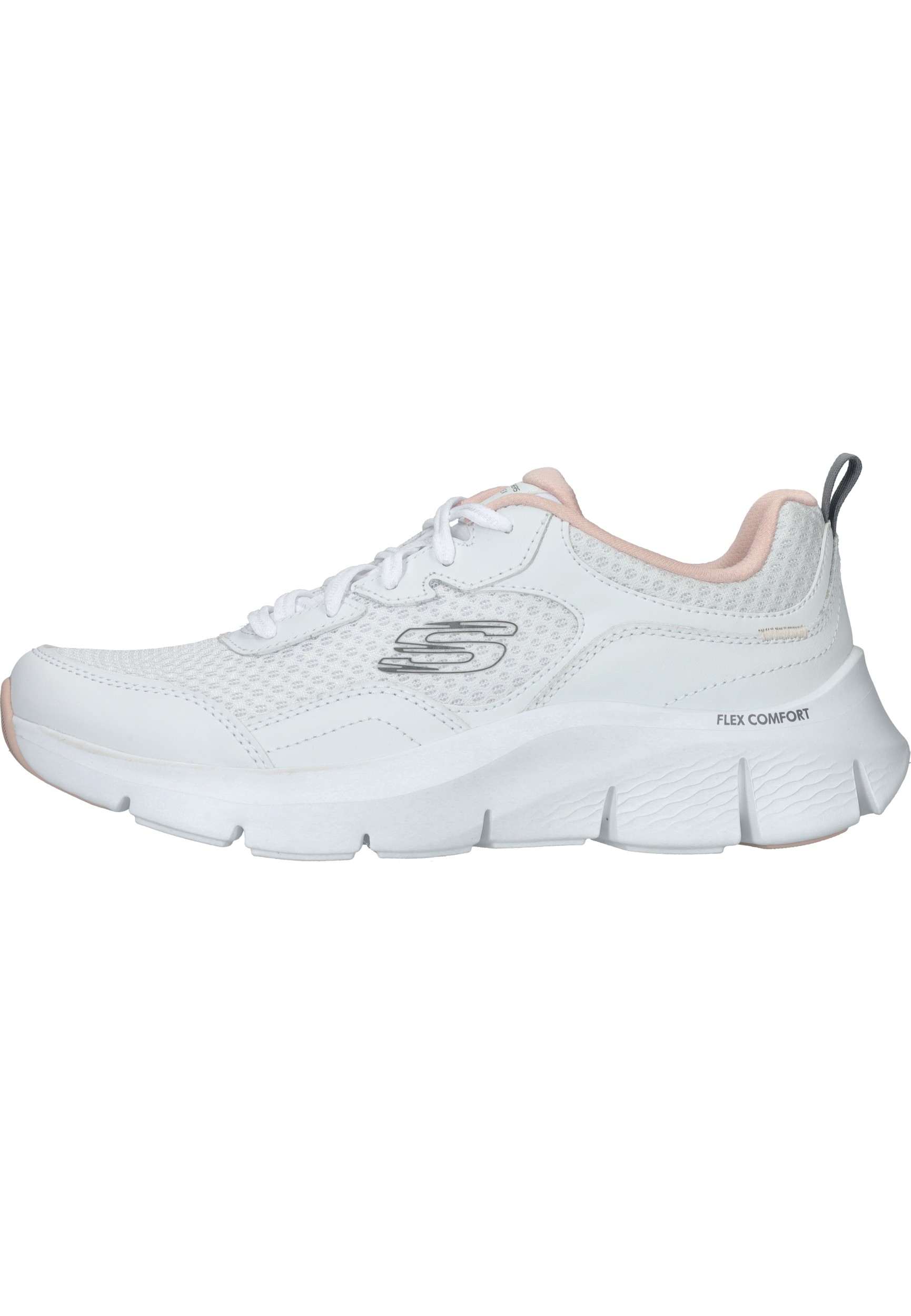 Skechers Flex Comfort Sneakers Laag - wit - Maat 40
