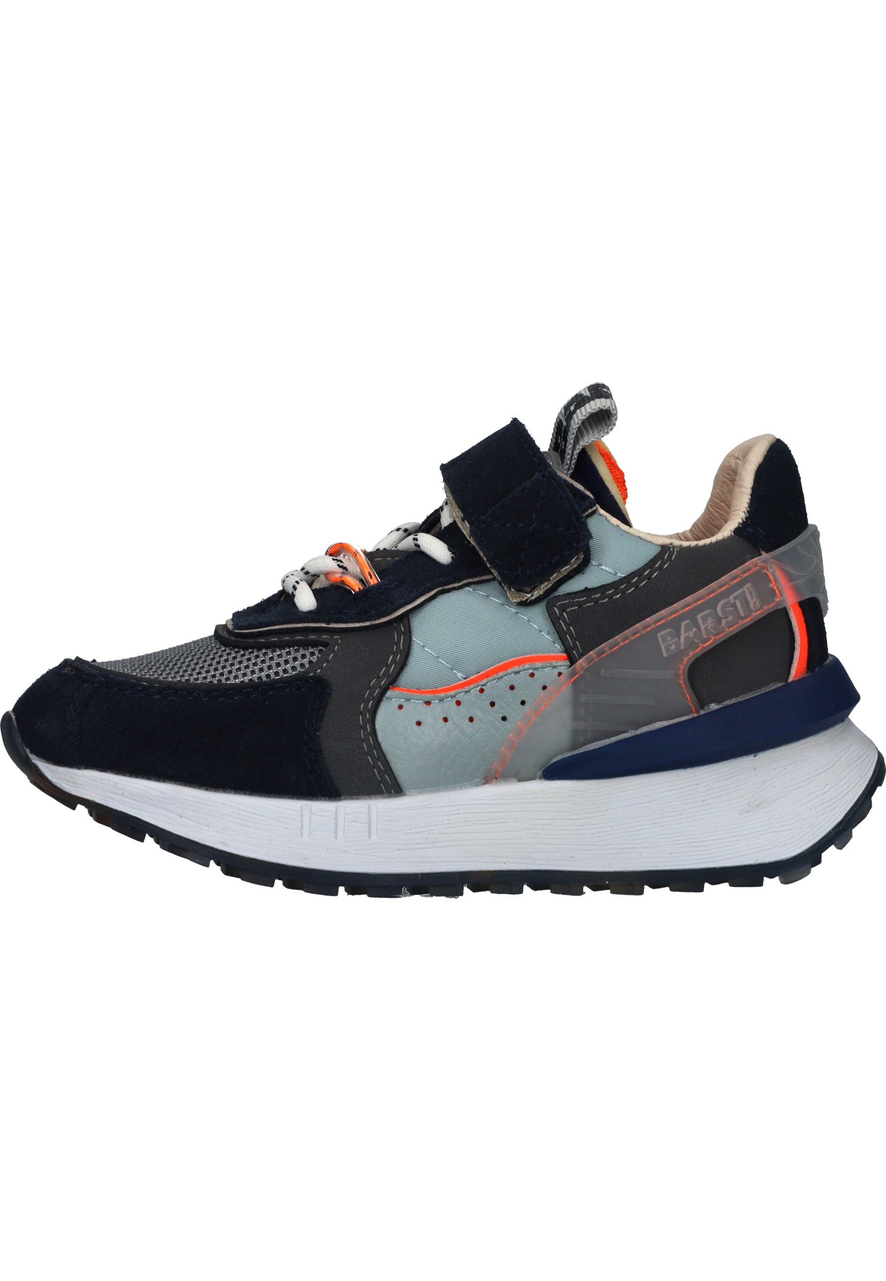 Shoesme sneaker barst BRS23S010-C blauw oranje