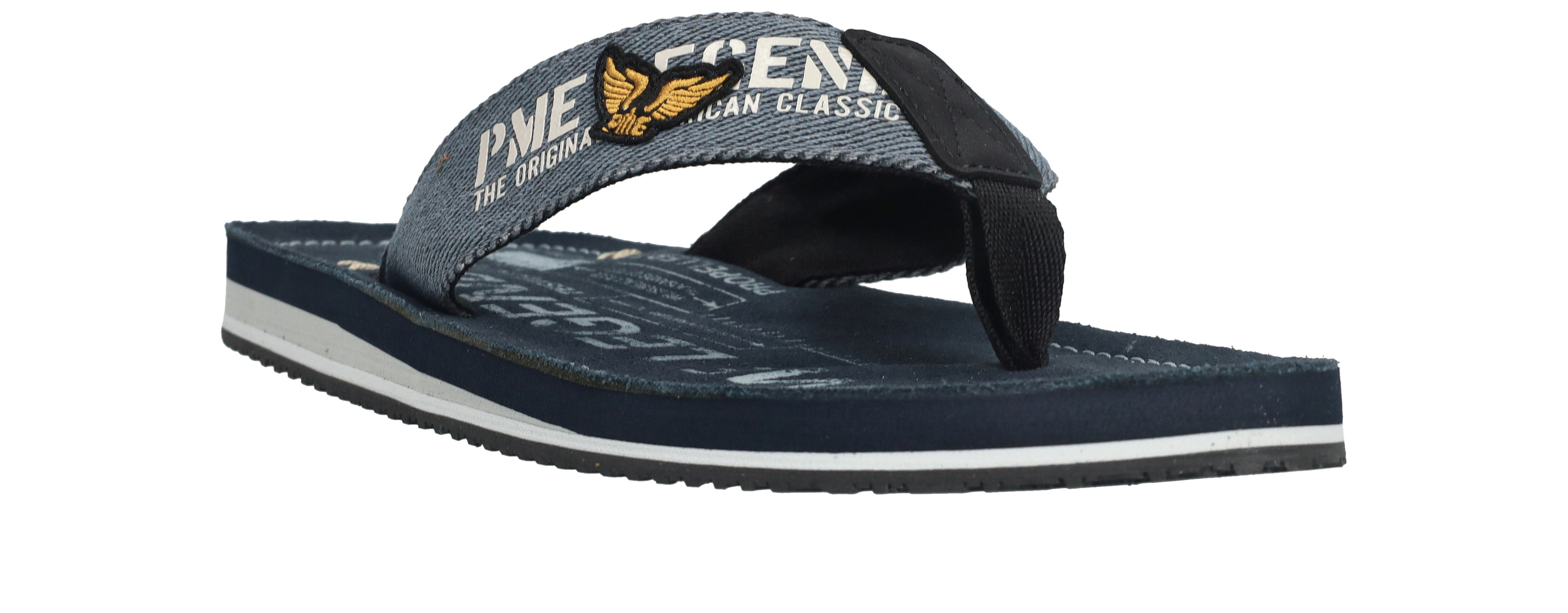 PME Legend Hinger Slippers Blauw Heren Shoetimeonline