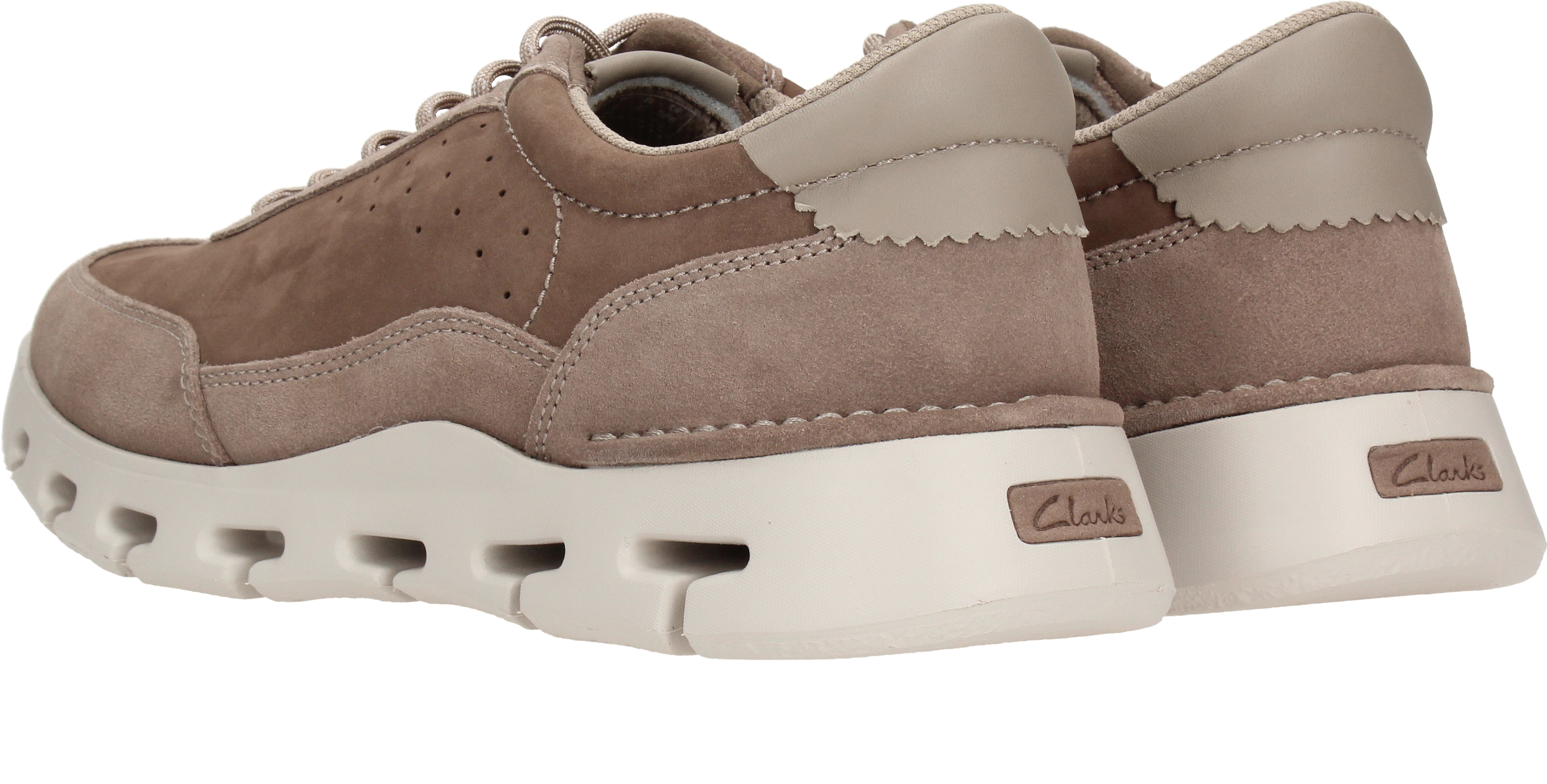 Clarks Nature X One Sneakers Heren Taupe