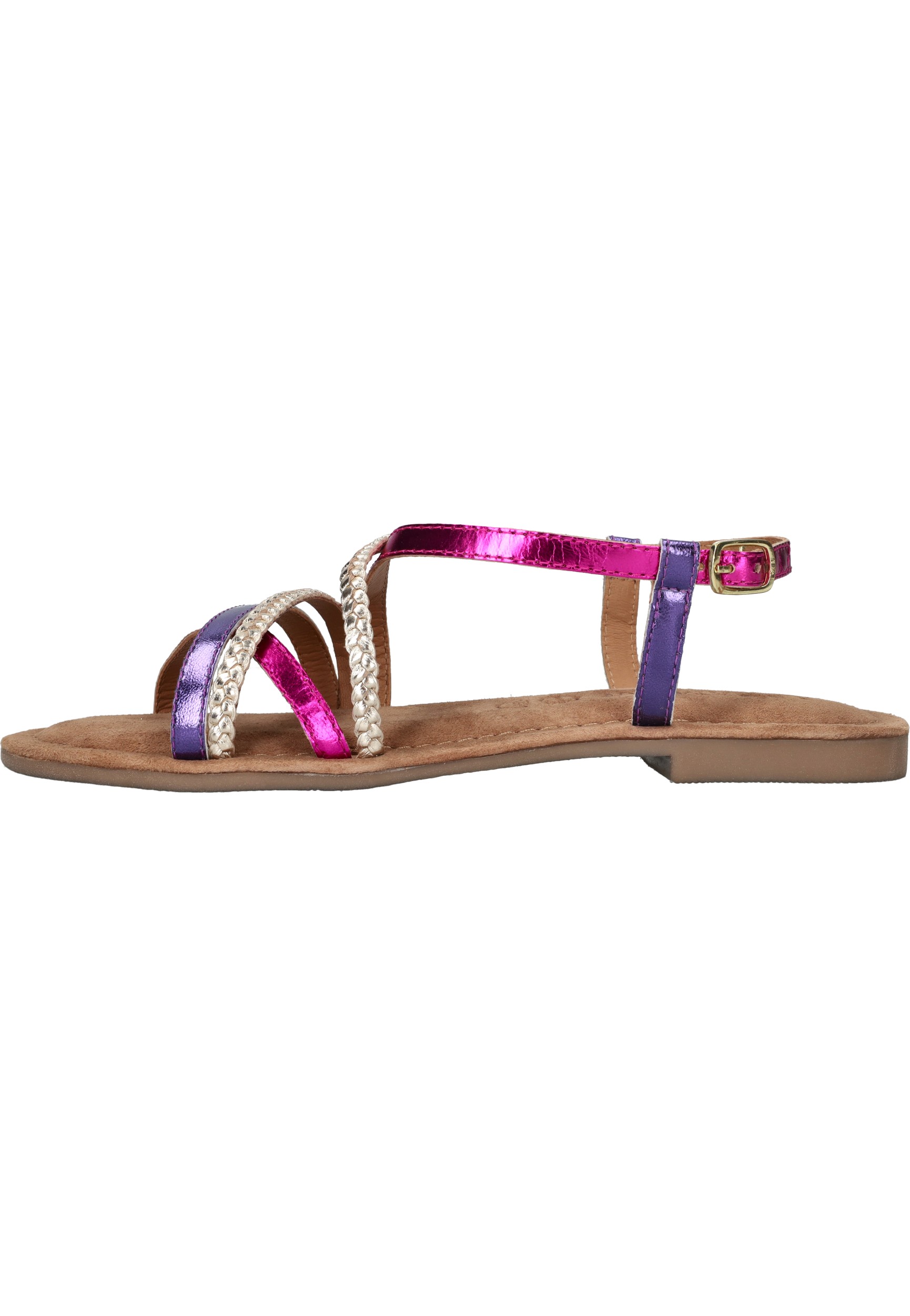 Lazamani Dames Sandalen 33.524 Fuxia Multi