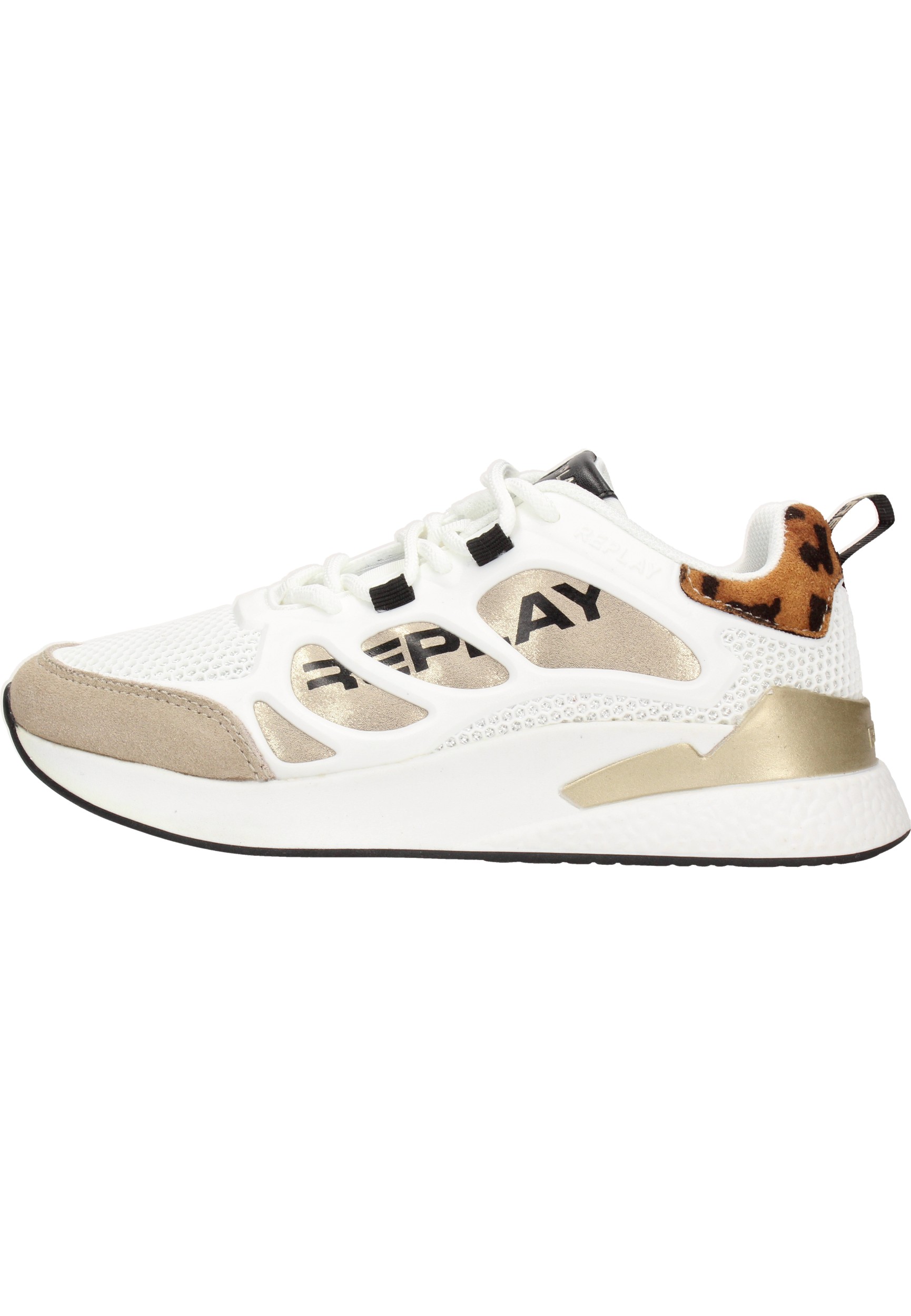 Replay Maze JR Suede JS540002S-3094 Beige / Goud-37 maat 37