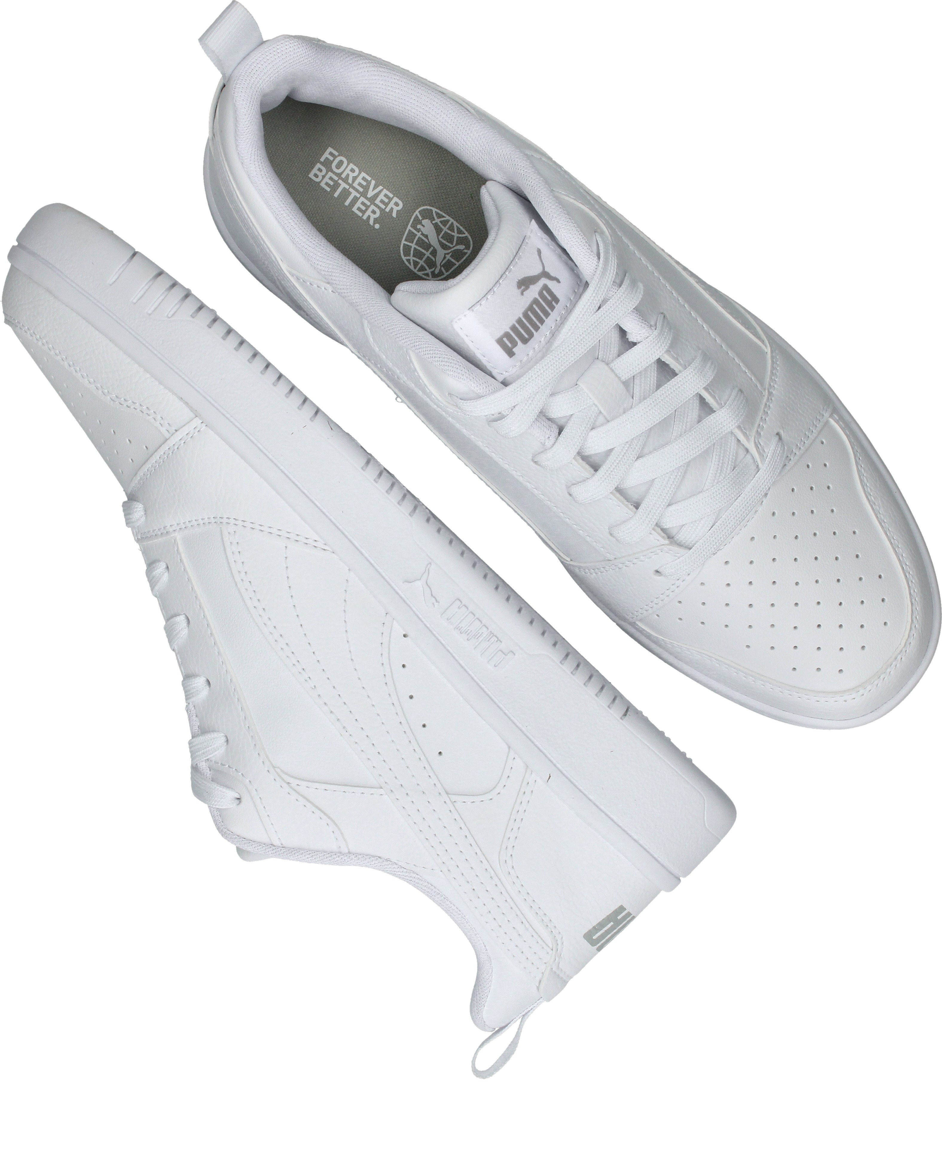 Puma Rebound V6 Low Sneakers Wit Heren Durlinger