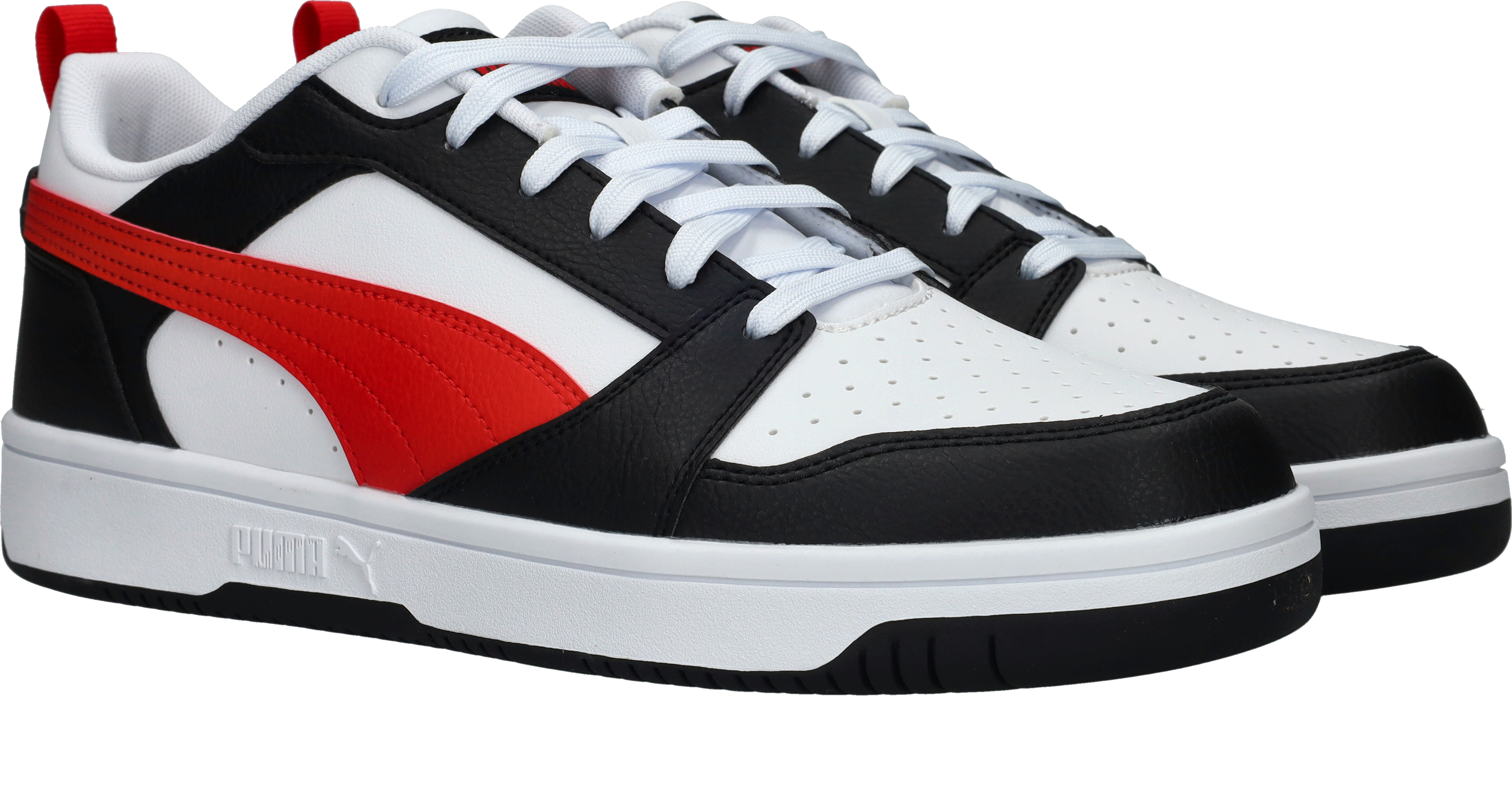 Puma Rebound V6 Low, Zwart (2)