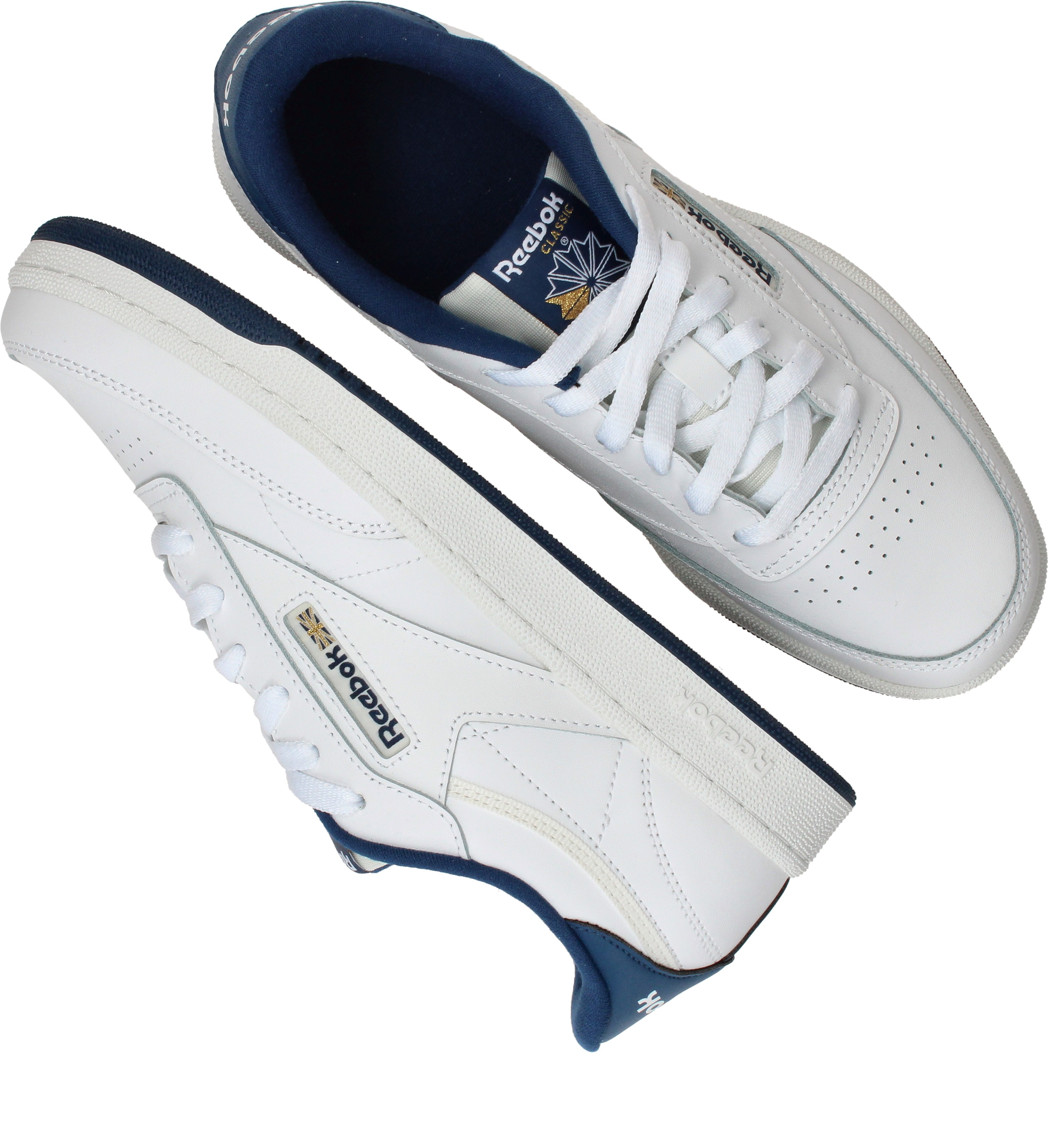 Reebok Kids Sneaker Club C Wit/Blauw WIT 39