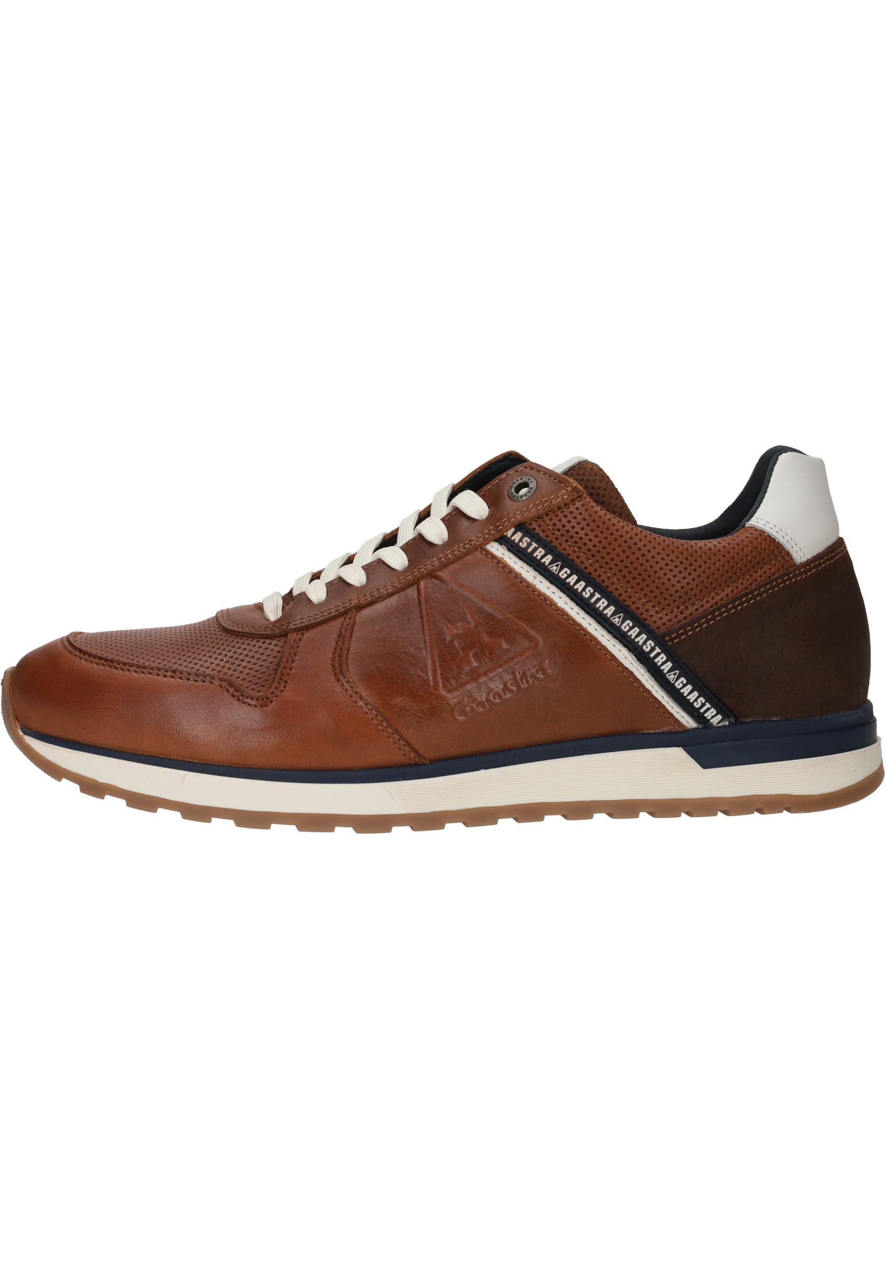 Gaastra Kevan Ctr Lage sneakers - Leren Sneaker - Heren - Cognac - Maat 47