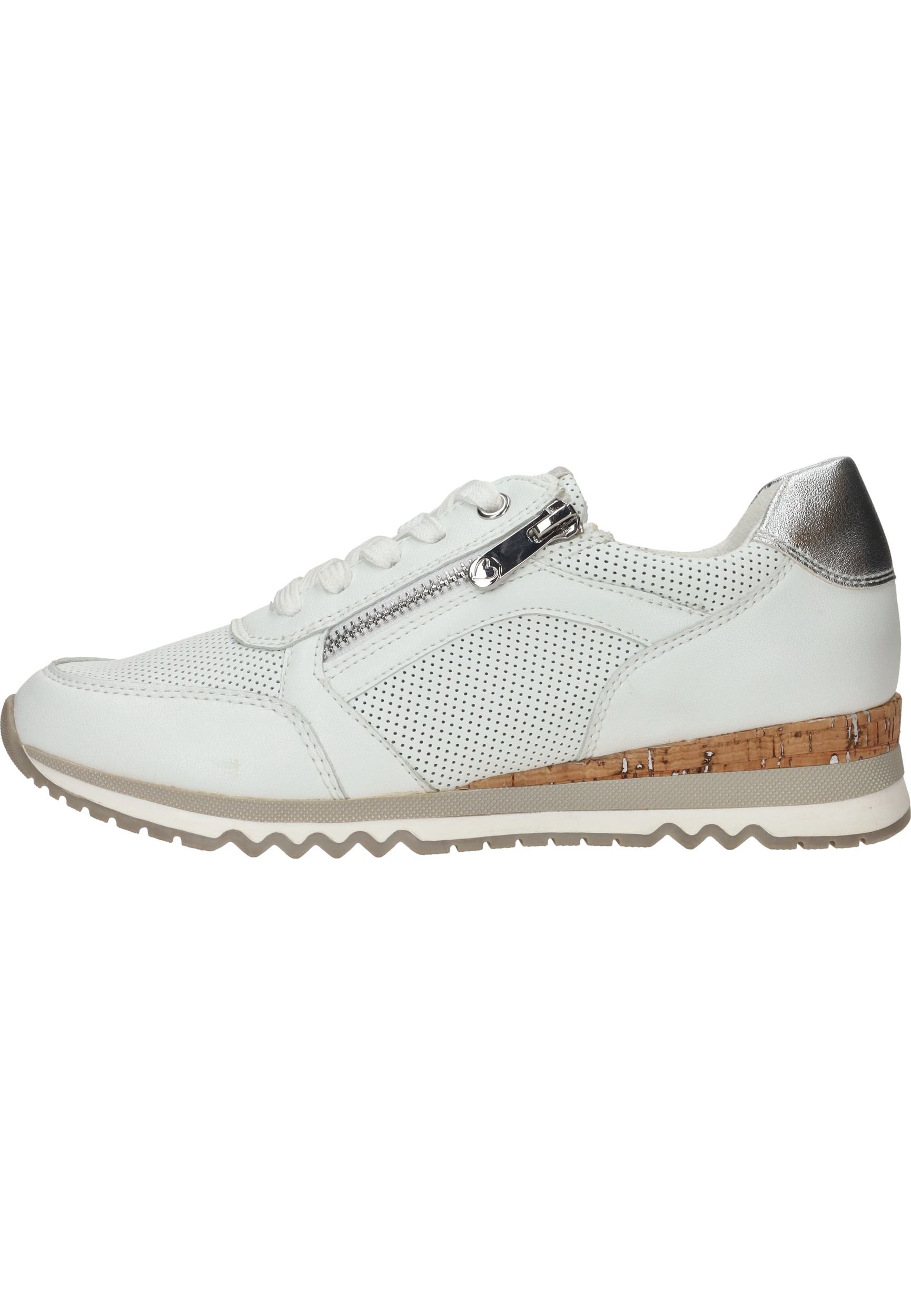 MARCO TOZZI MT Vegan, Soft Lining + Feel Me - removable insole Dames Sneaker - WHITE COMB - Maat 39