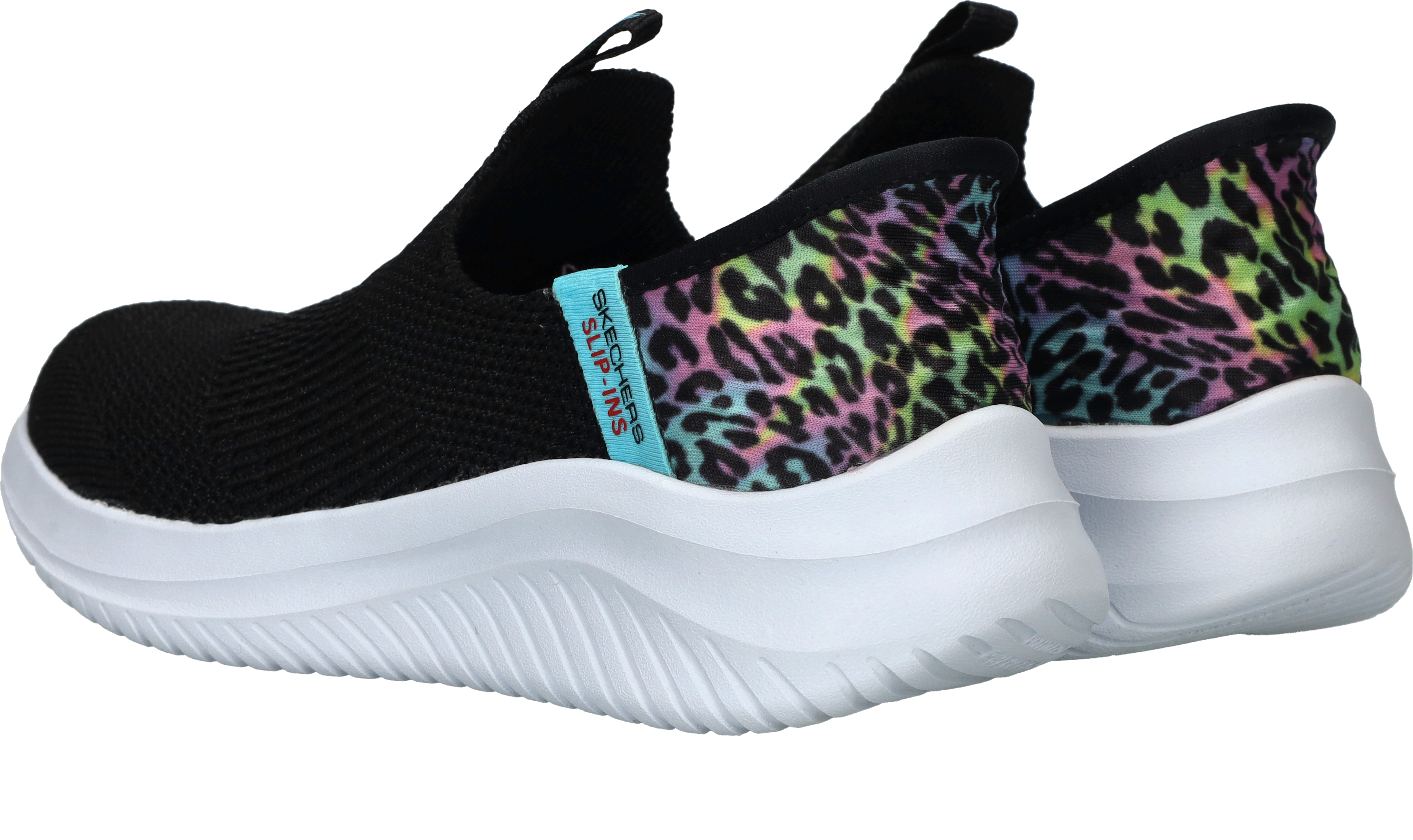 Skechers Ultra Flex 3.0 Colory Wild Slip-Ins, Zwart (3)