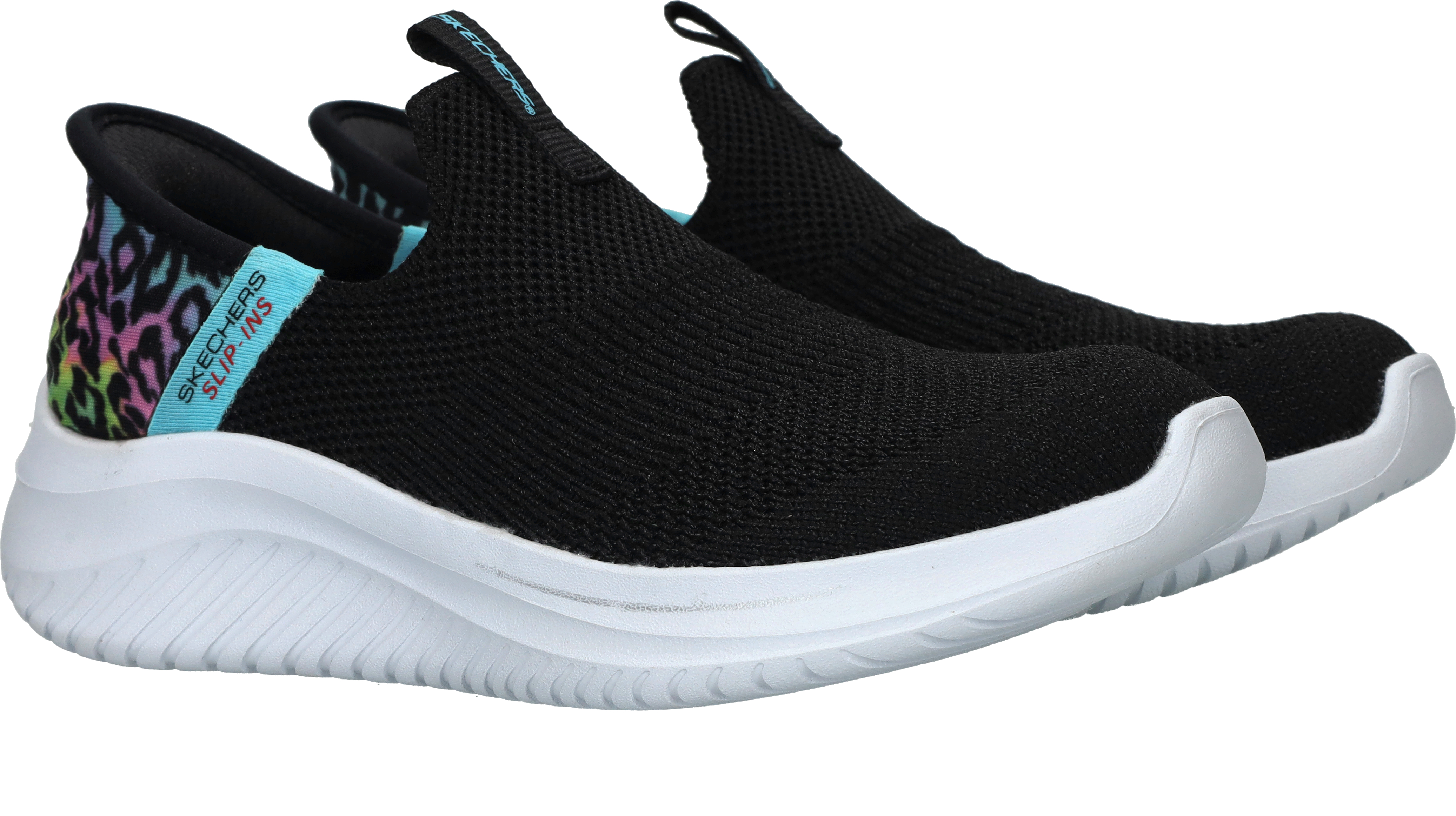 Skechers Ultra Flex 3.0 Colory Wild Slip-Ins, Zwart (2)