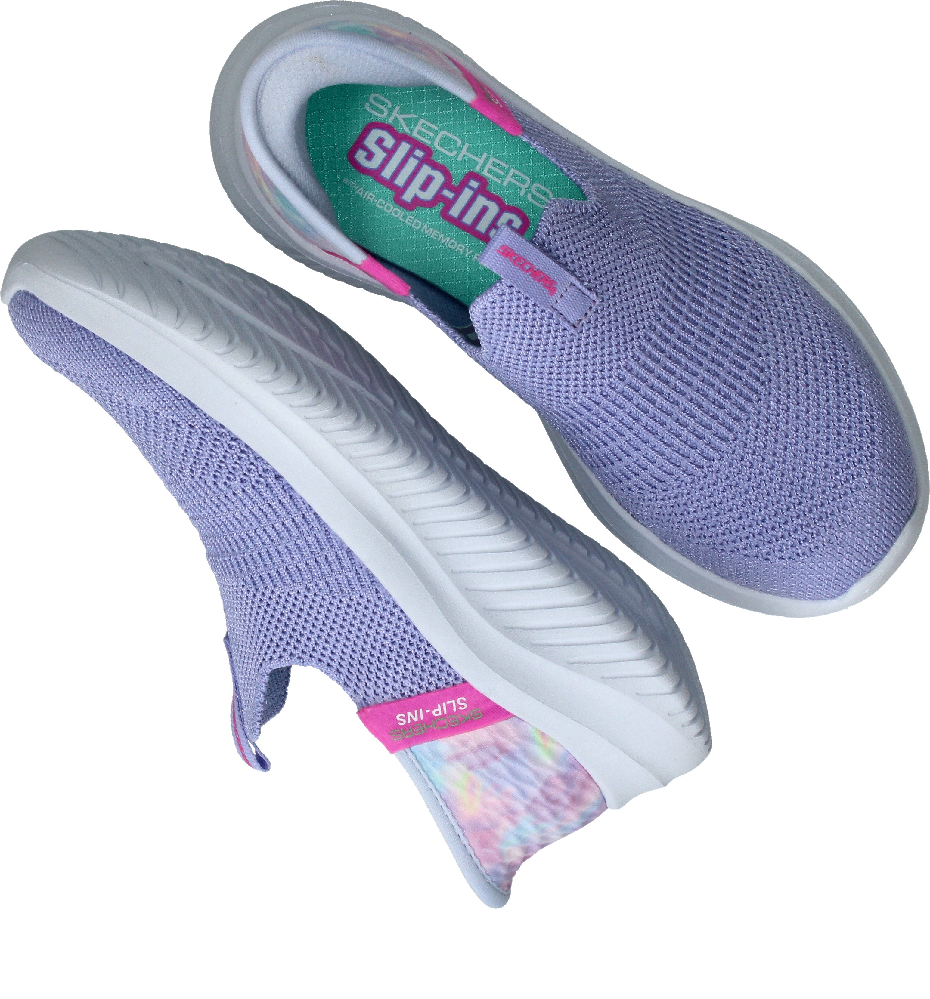 Skechers Ultra Flex 3.0 Colory Wild Slip-Ins, Paars (4)