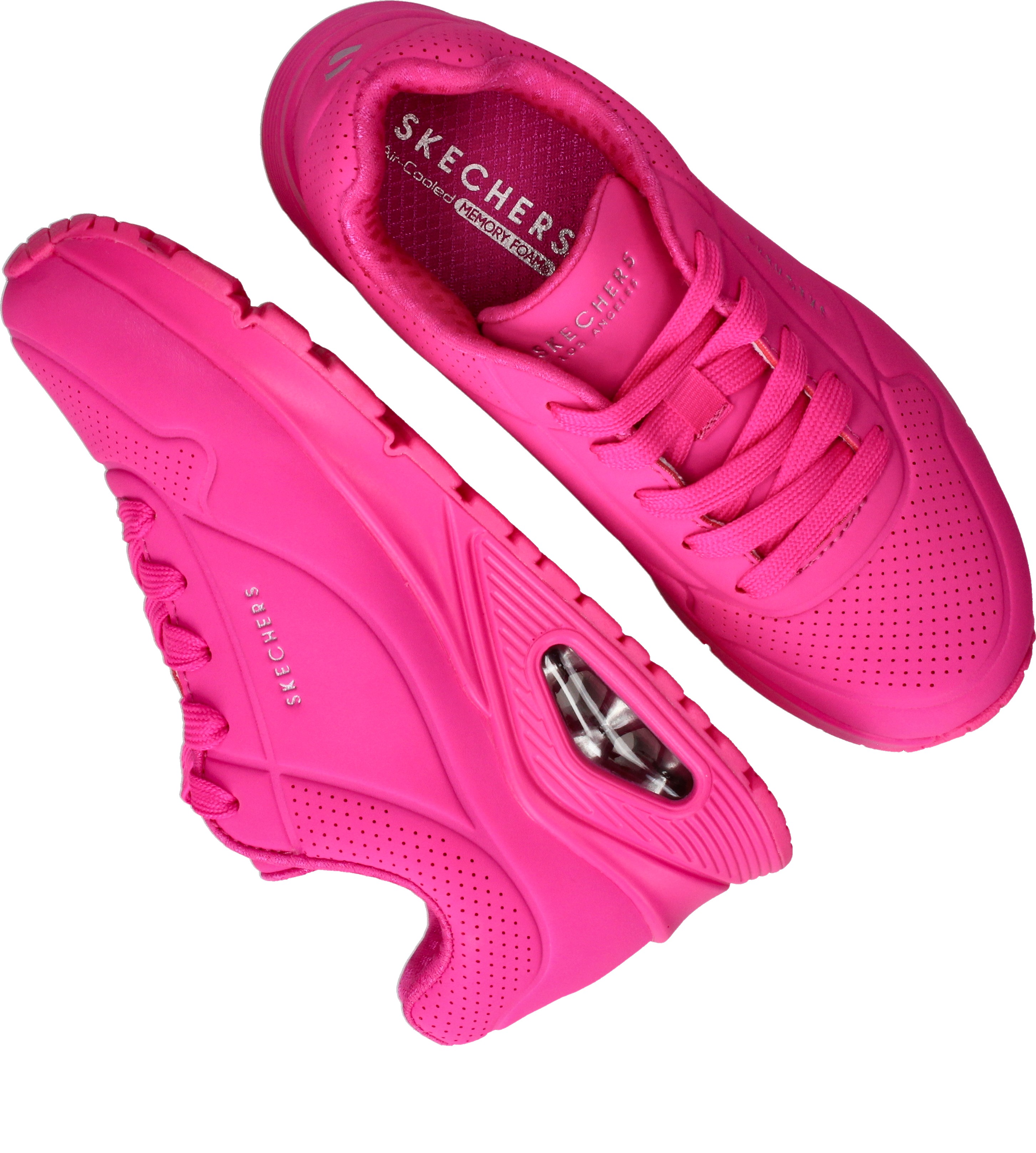 Skechers Uno Gen 1 Neon Glow, Roze (4)