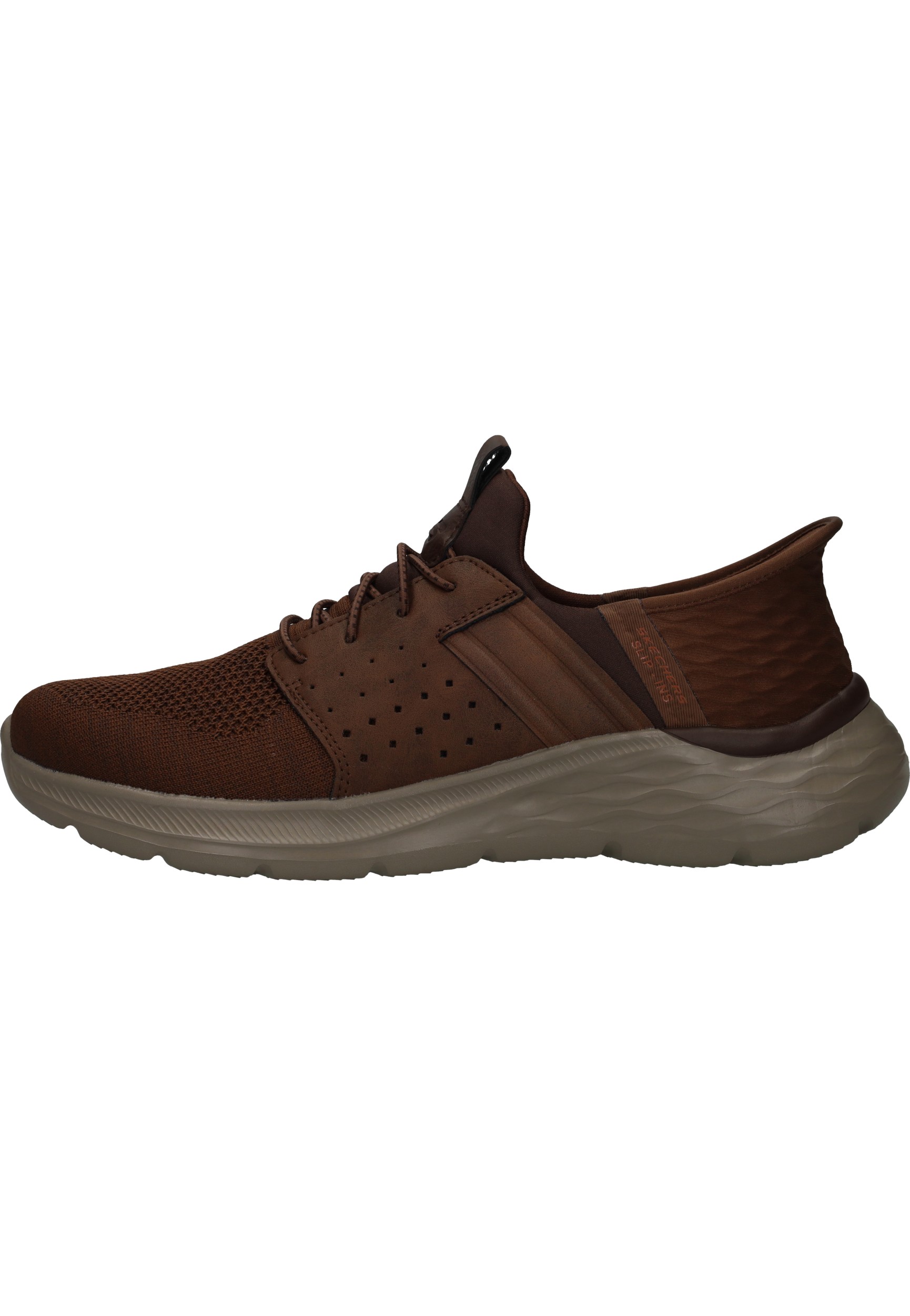 Skechers Garner Newick Slip-Ins VEGAN Instapper Heren Bruin