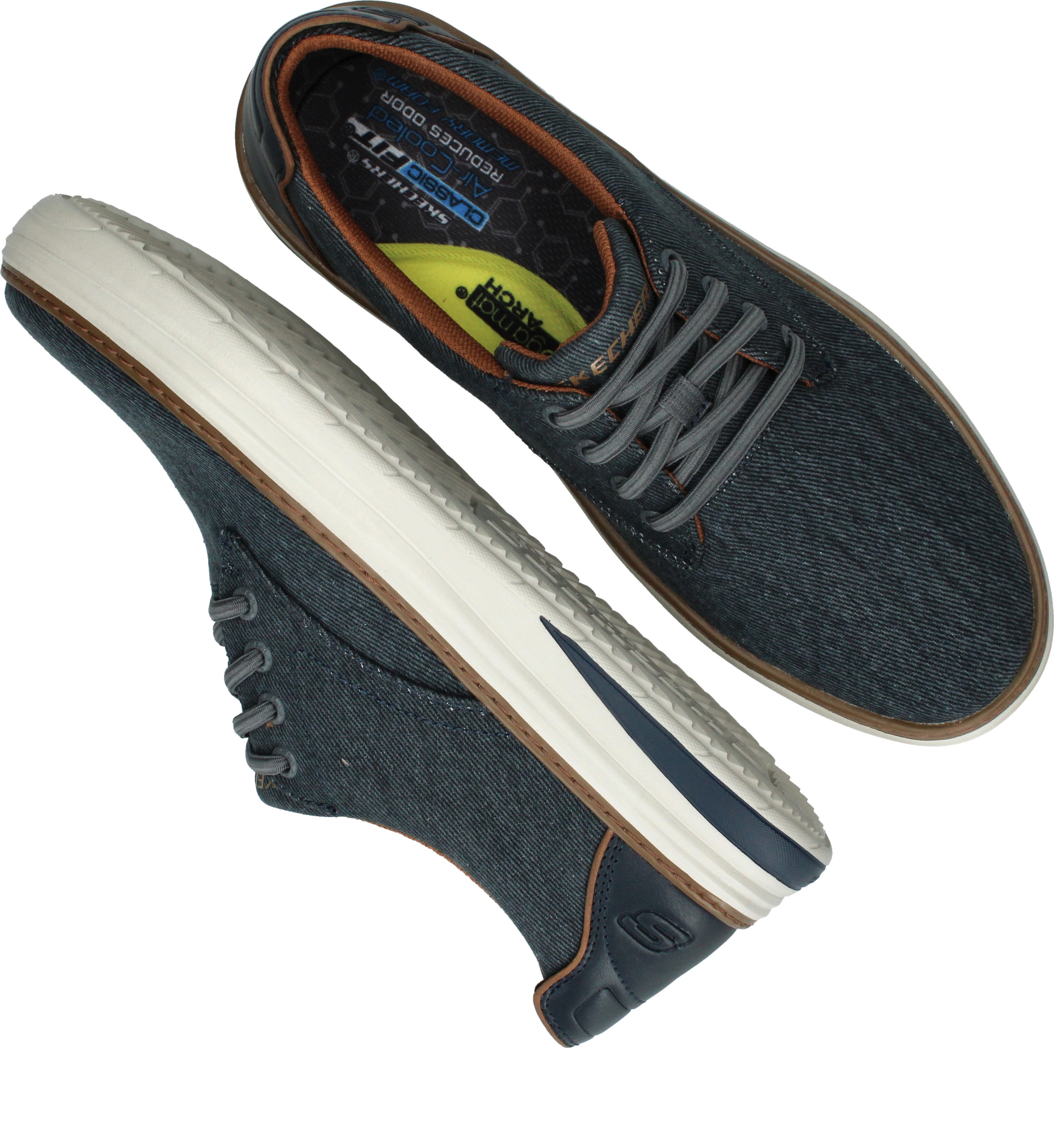 Skechers Hyland Ratner, Blauw (4)
