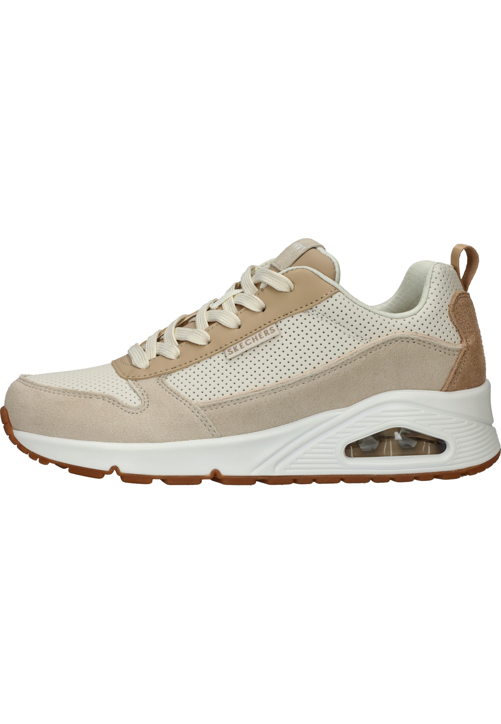 Skechers Uno Two Much Fun Beige Taupe 177105TPNT