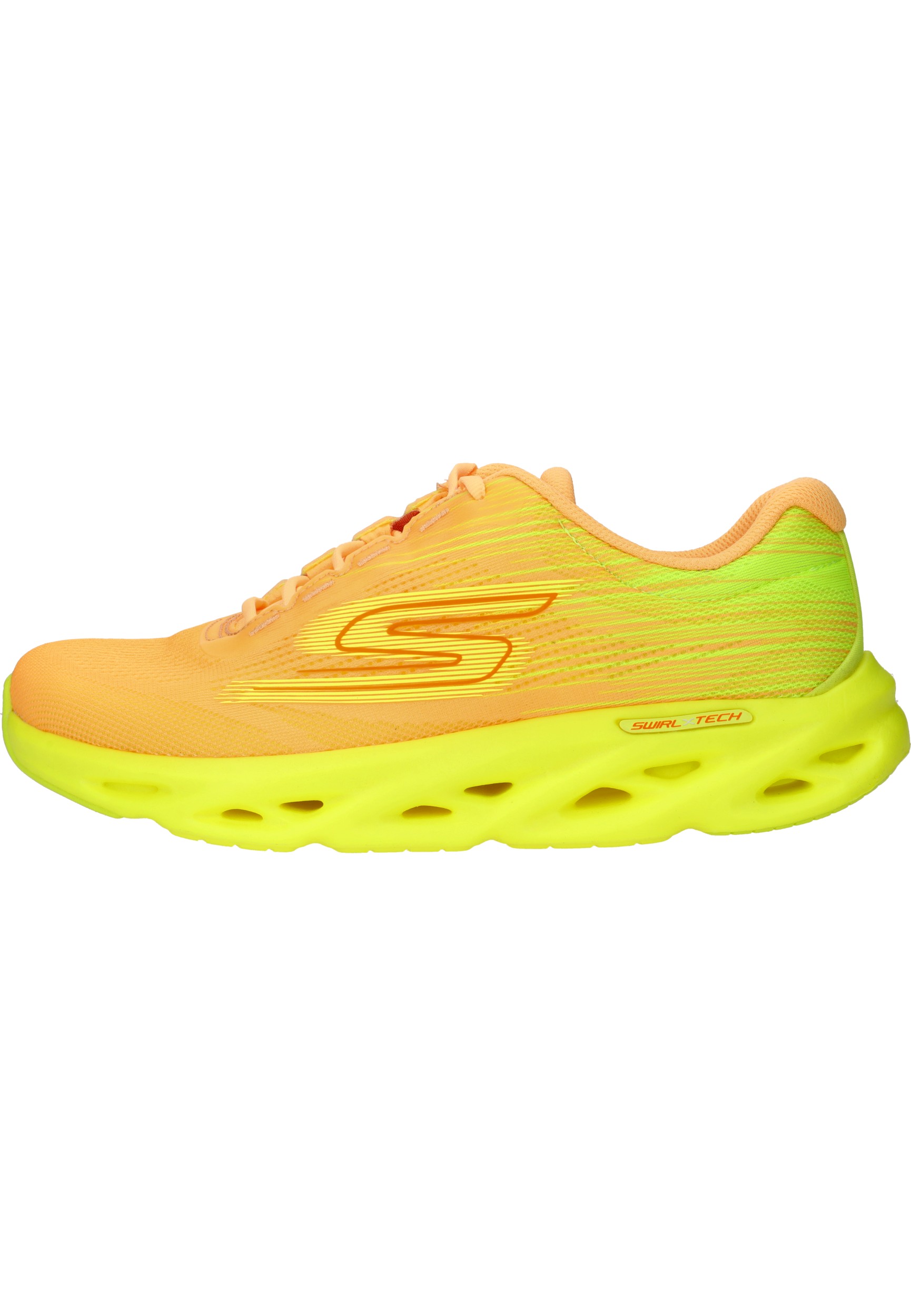 Skechers Go Run Swirl Tech Speed Ultimate Stride Sneaker Dames Geel