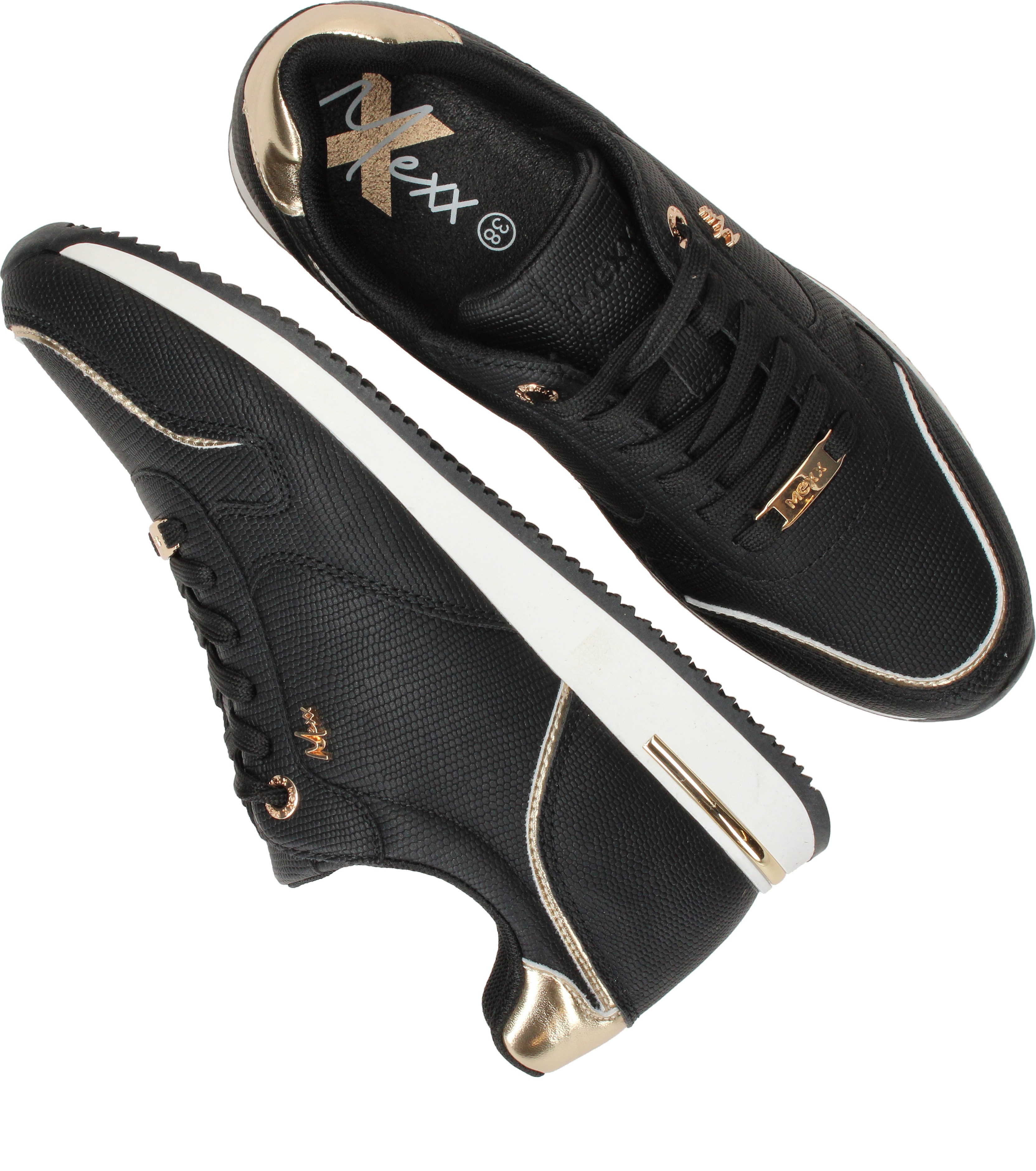 Mexx fashion sneakers dames zwart