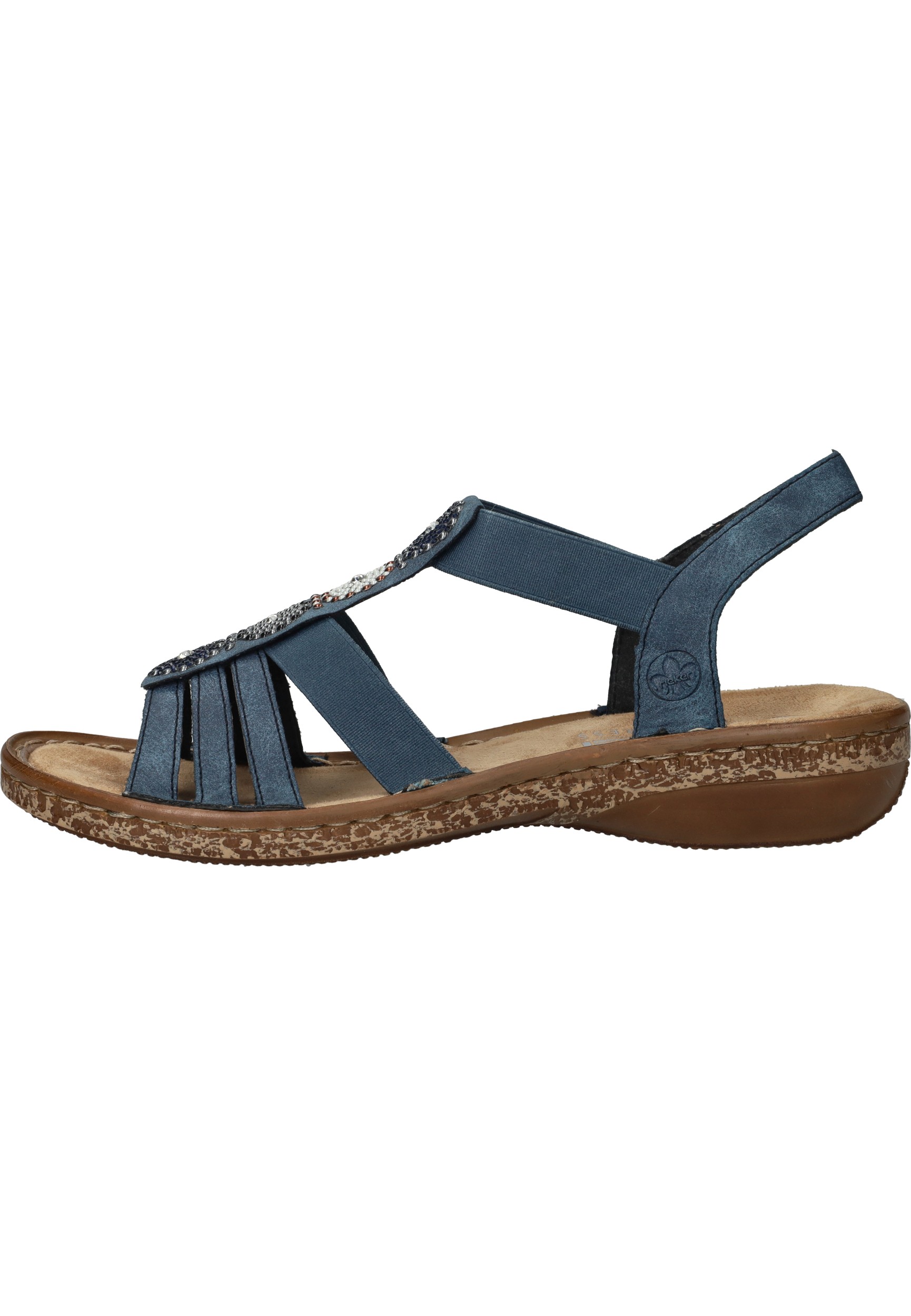 Blauwe Rieker Sandalen