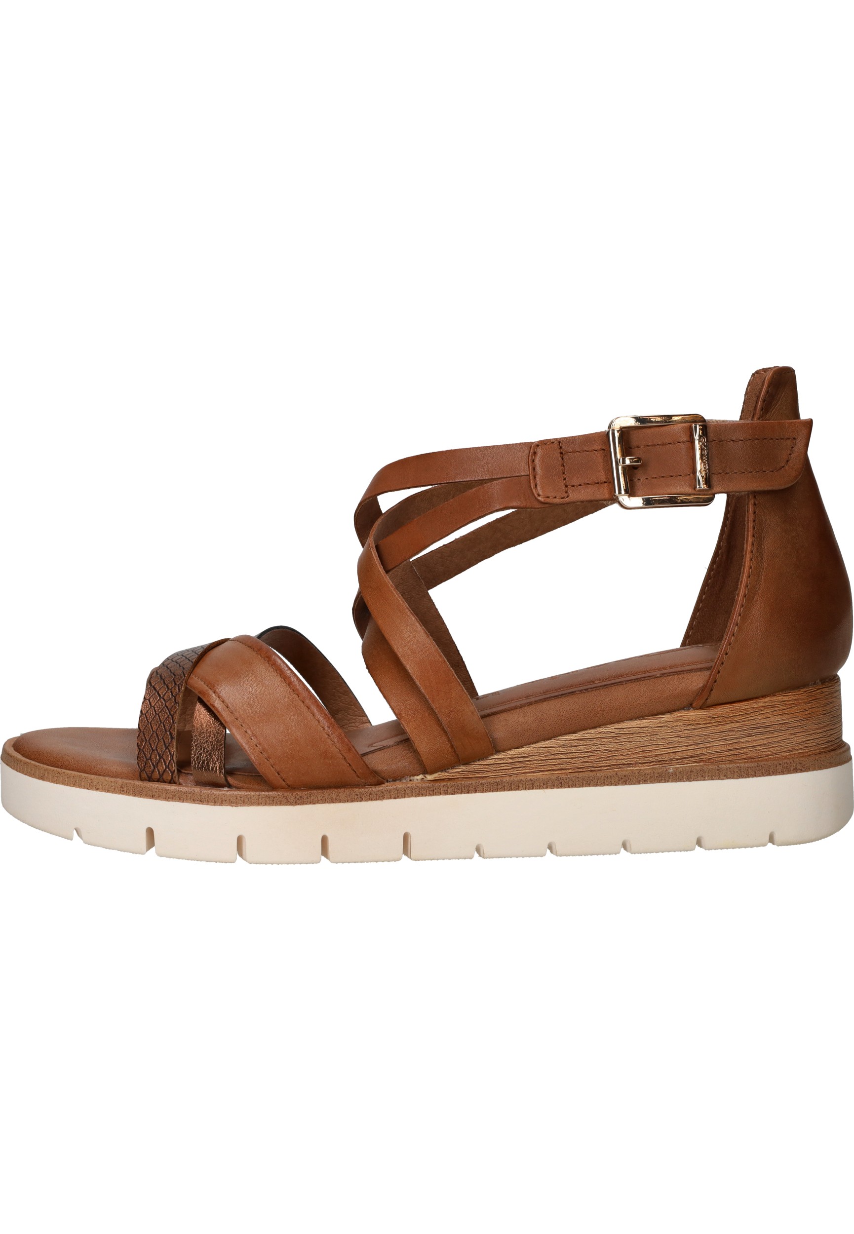 Tamaris Sandalen Plat Sandalen Plat - cognac - Maat 42