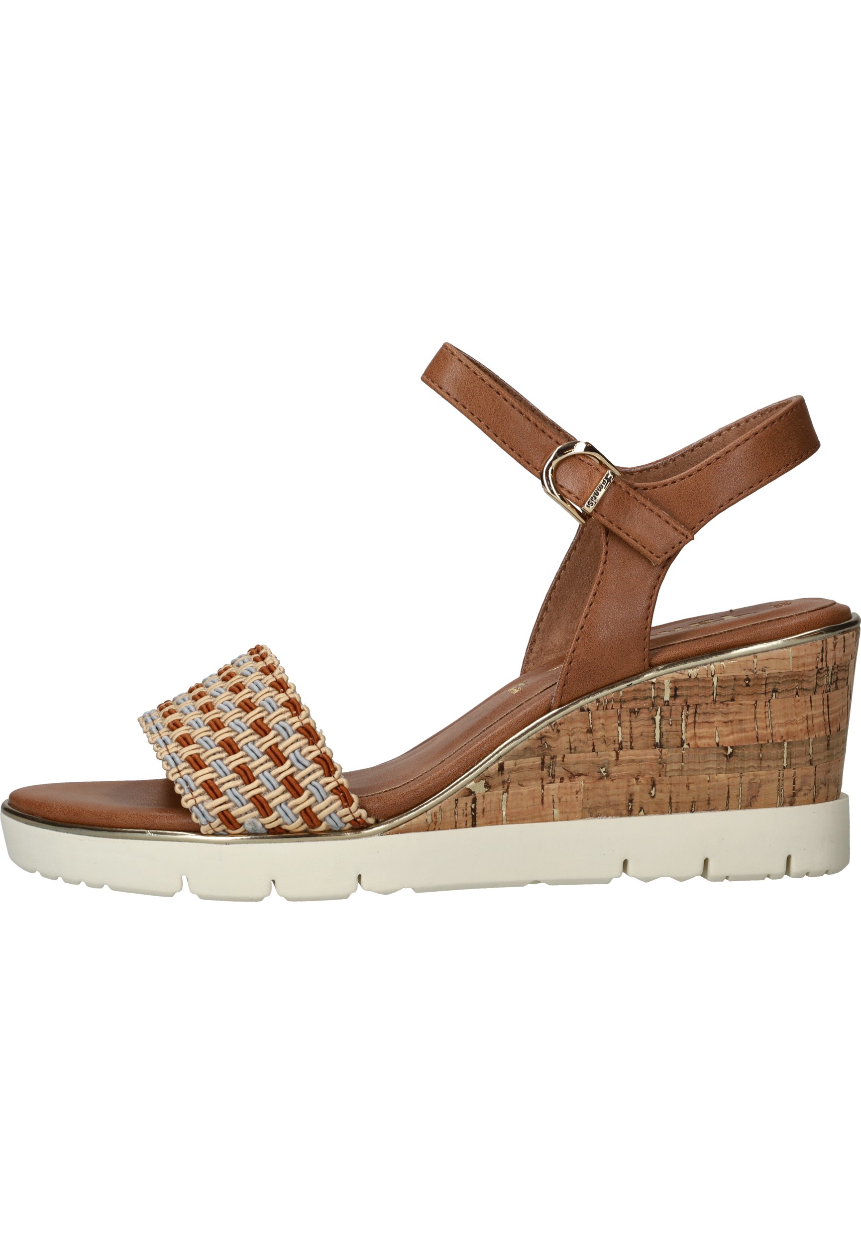 Tamaris VEGAN Plateau Dames Cognac