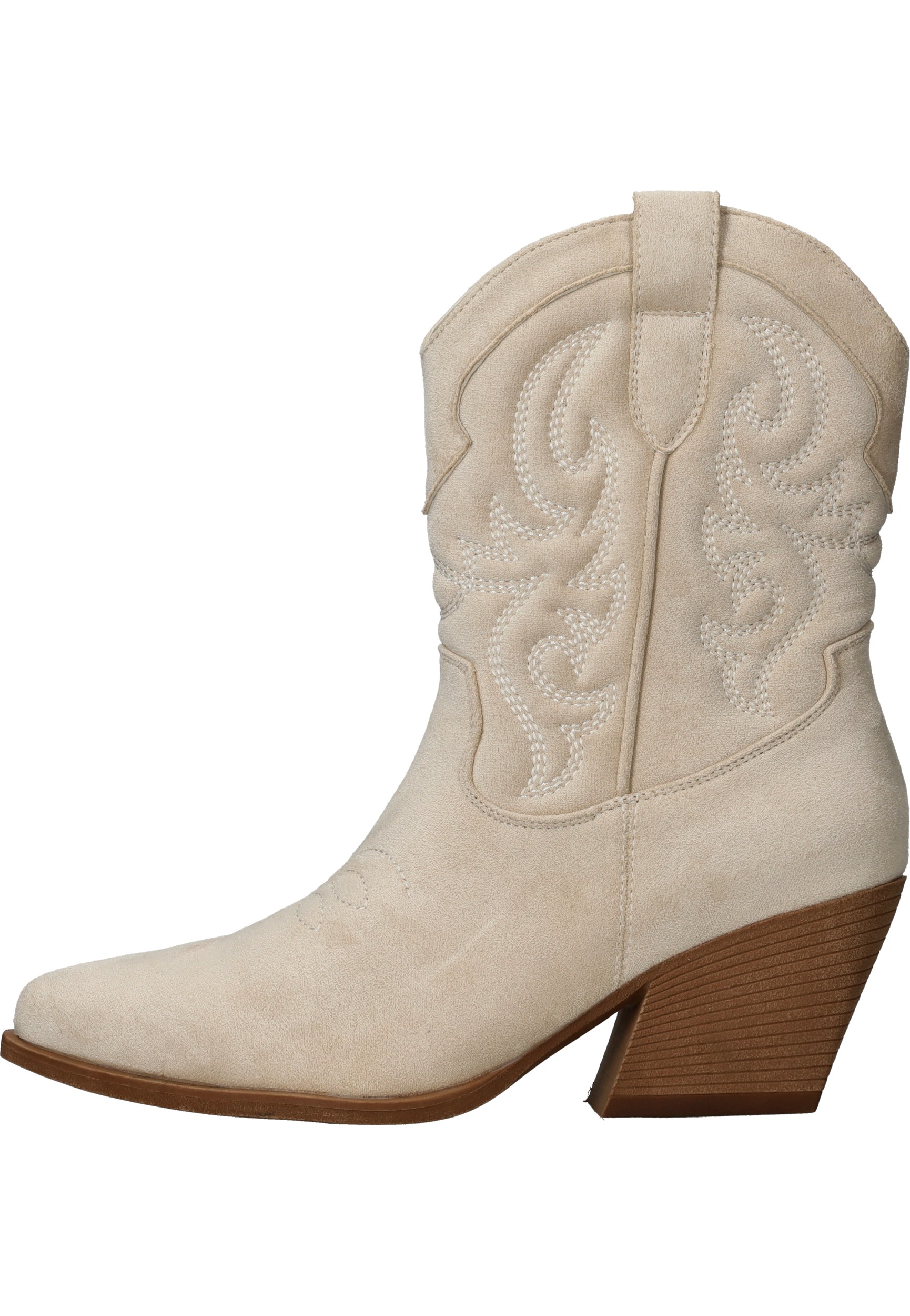 Posh By Poelman Westernlaarzen Dames Beige