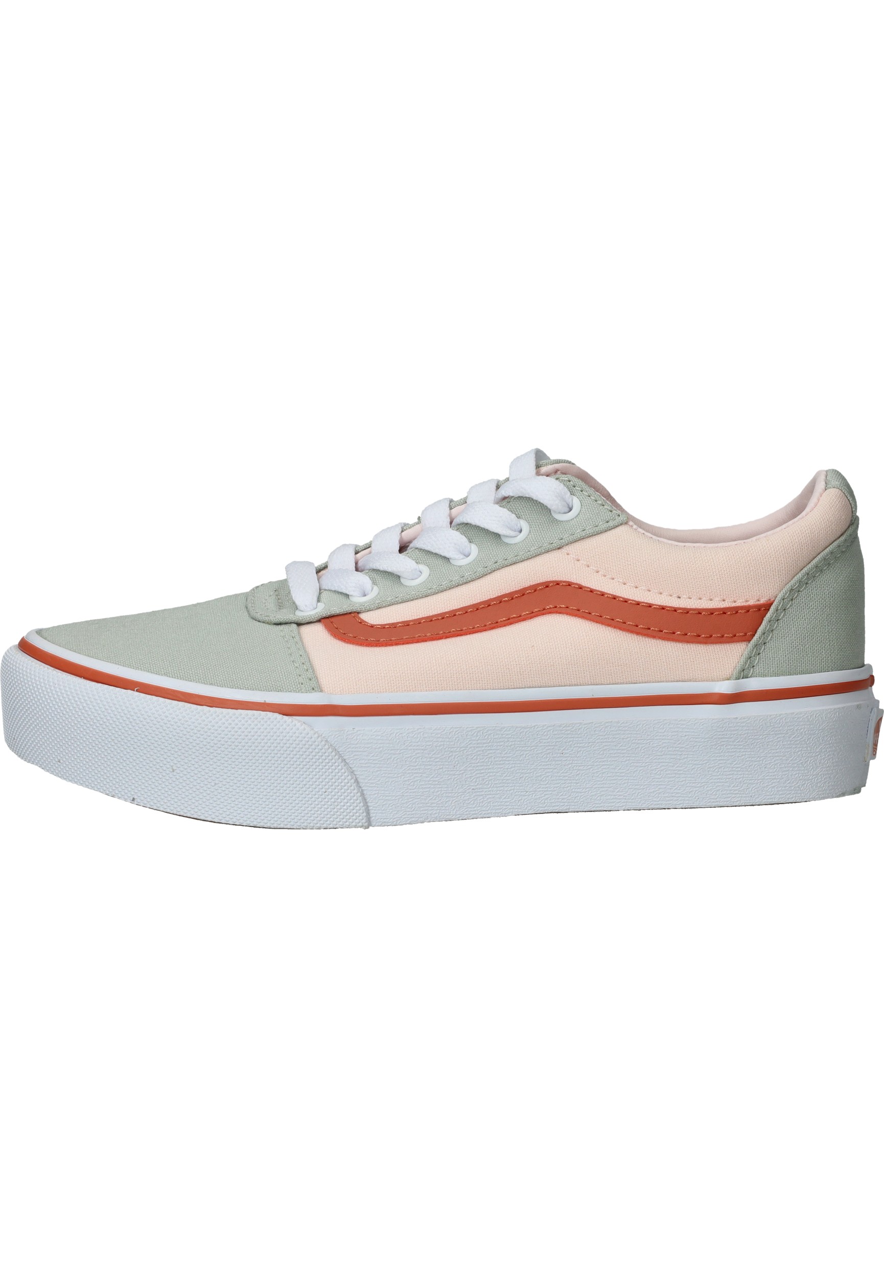 Vans Ward Platform Patel Block Sneaker Meisjes Multi