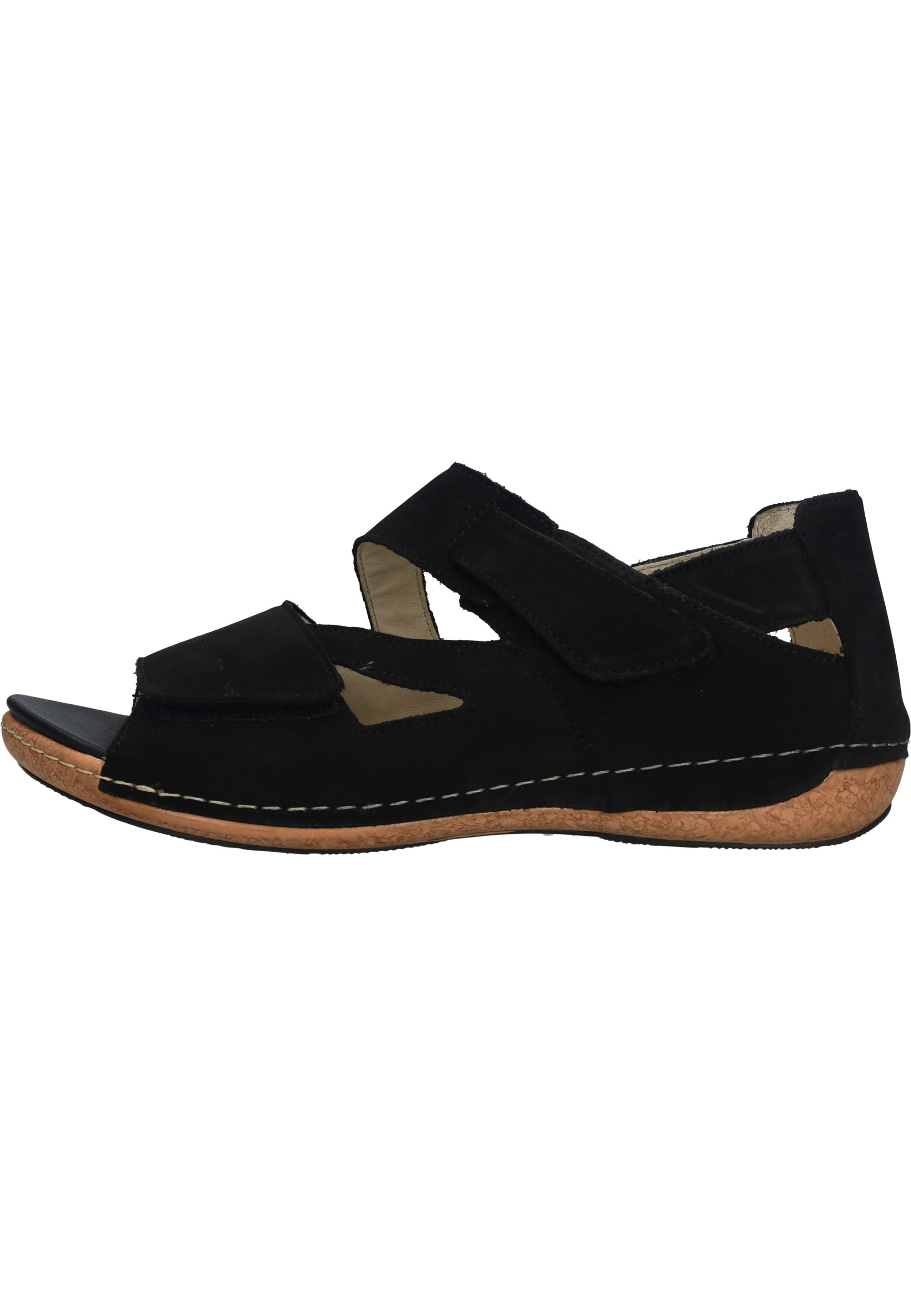 Dames Sandalen Waldlaufer 342025-191-001 Heliett Zwart - Maat 5