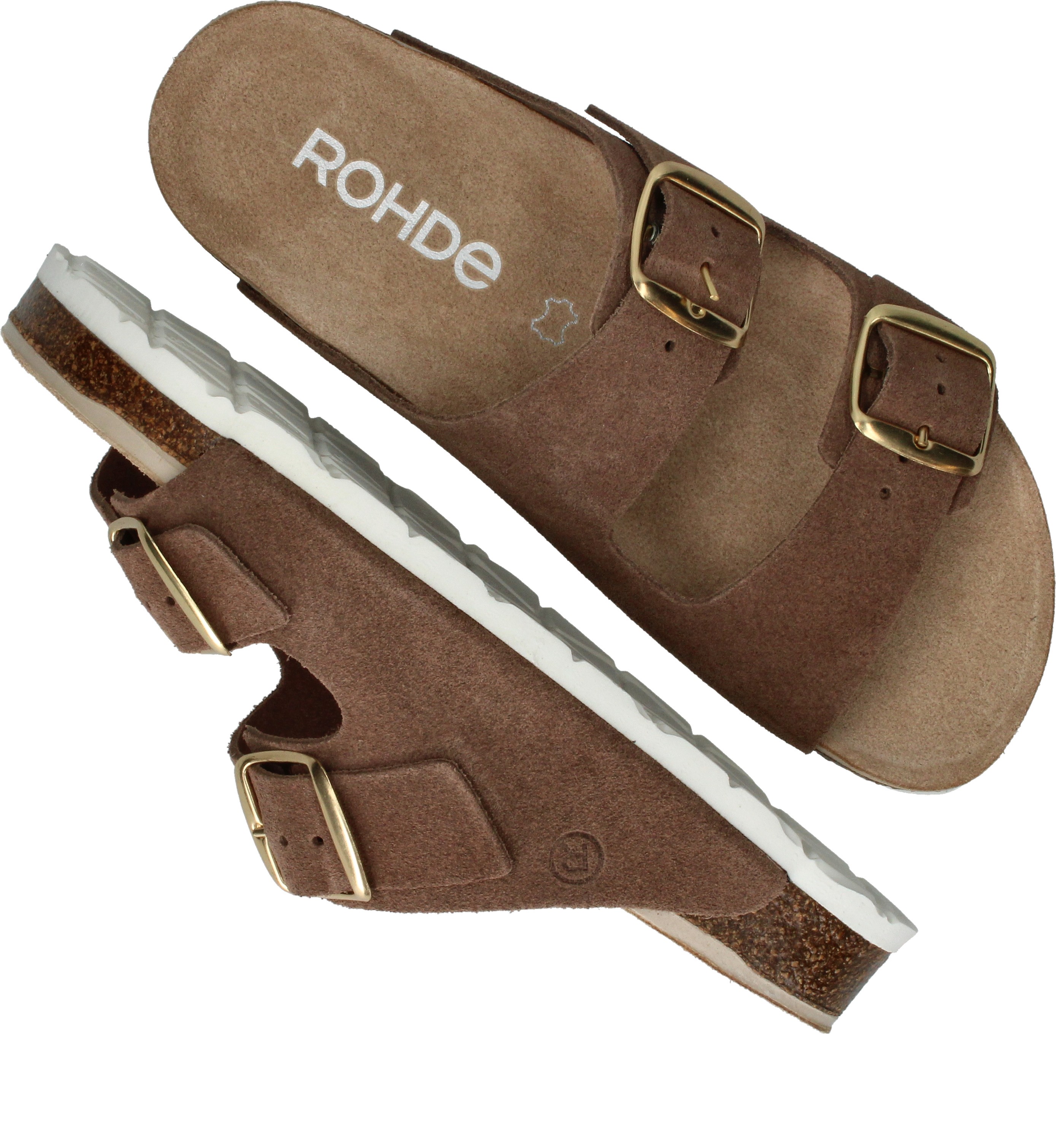 Rohde Slippers Dames Bruin