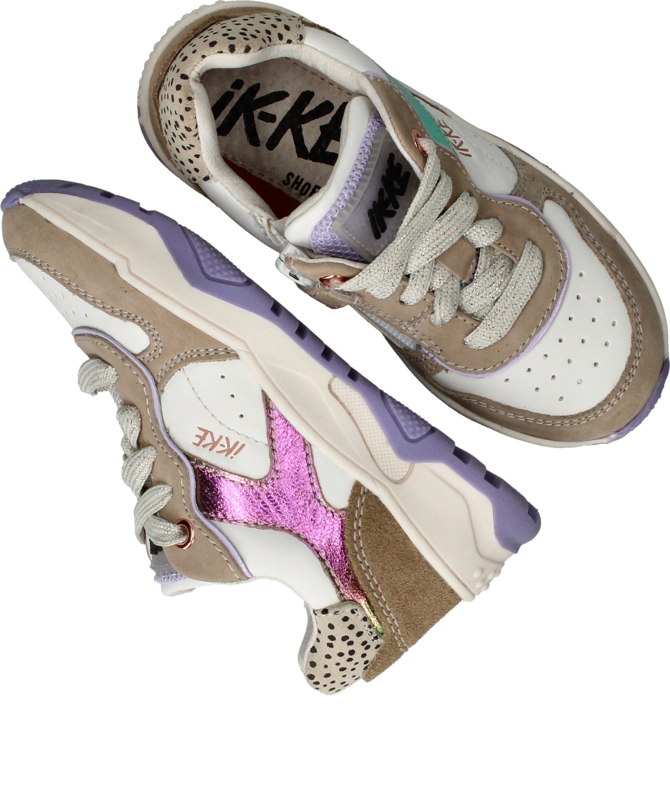 IK-KE Sneakers Meisjes Beige