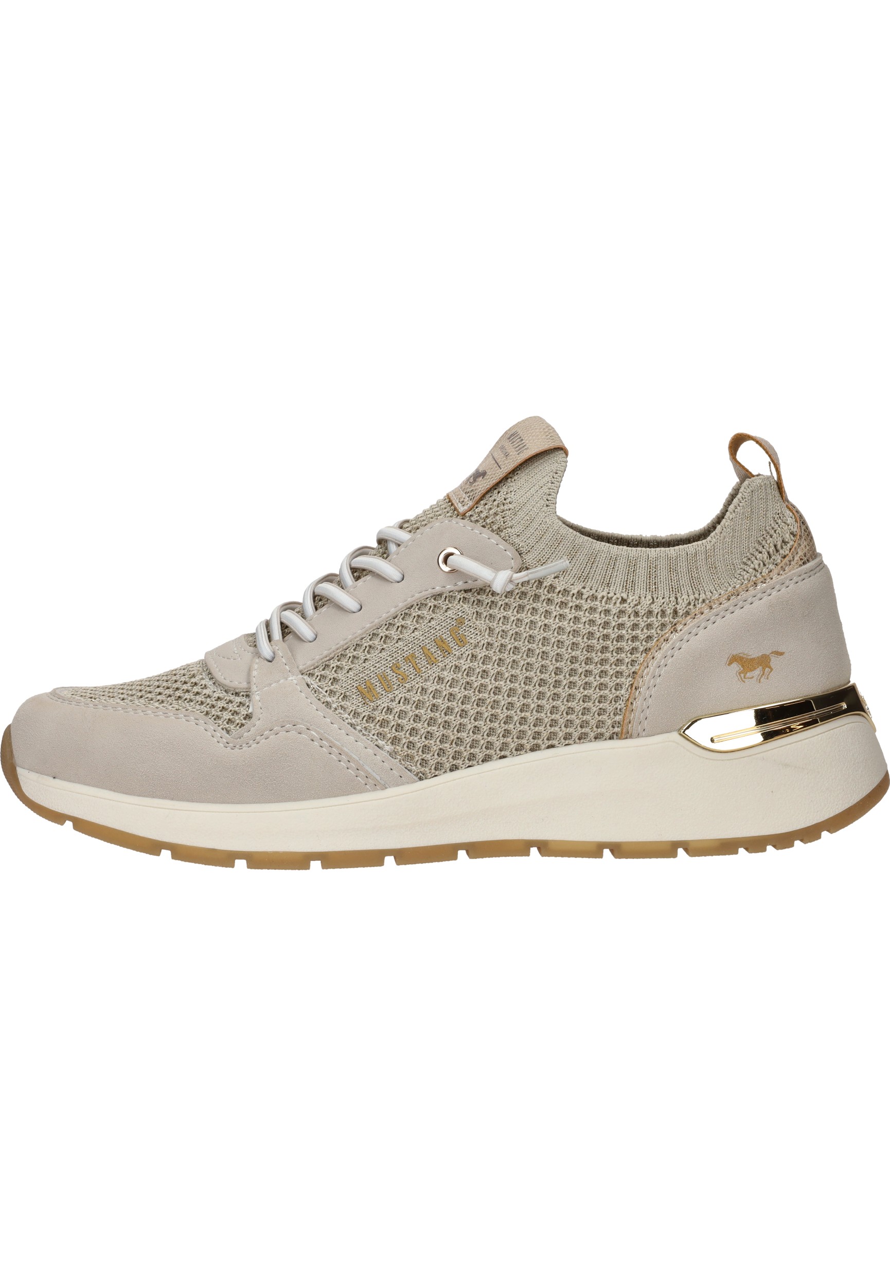 Mustang Sneaker Dames Beige