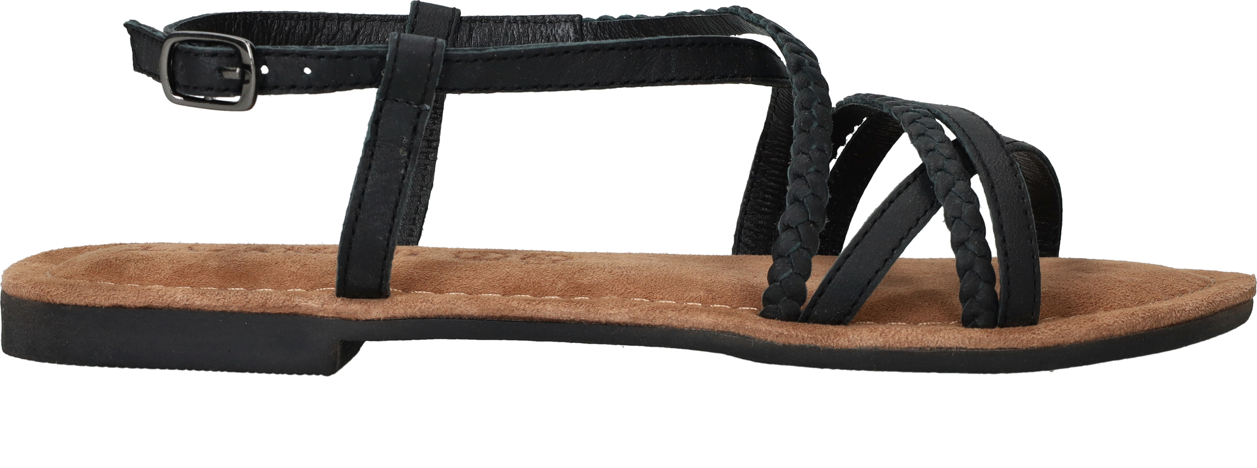 Lazamani Sandalen Dames Zwart