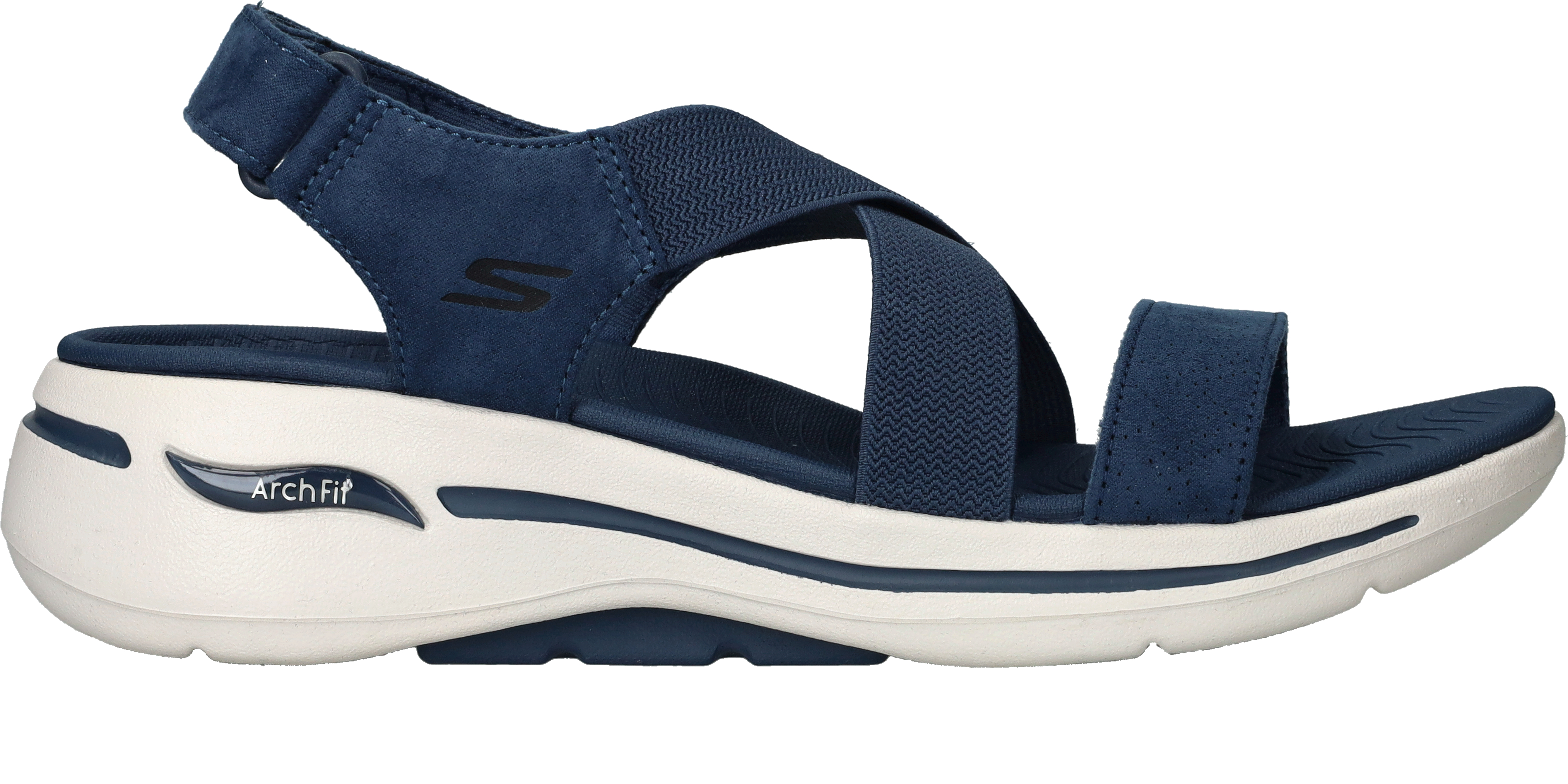 Skechers Go Walk Arch Fit Sandalen Dames Blauw