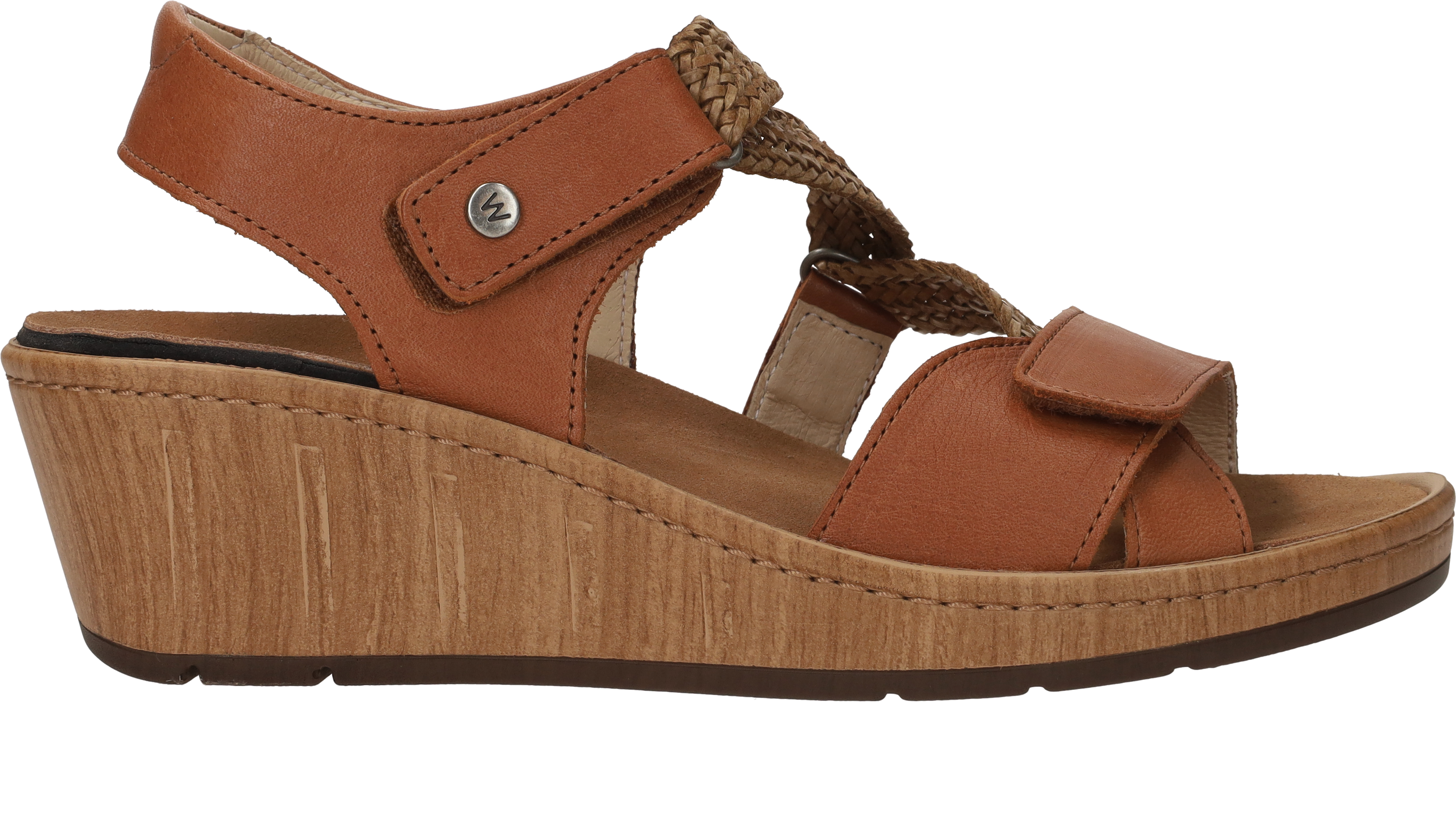 Wolky La Jolla Viagretta Sandalen Dames Cognac