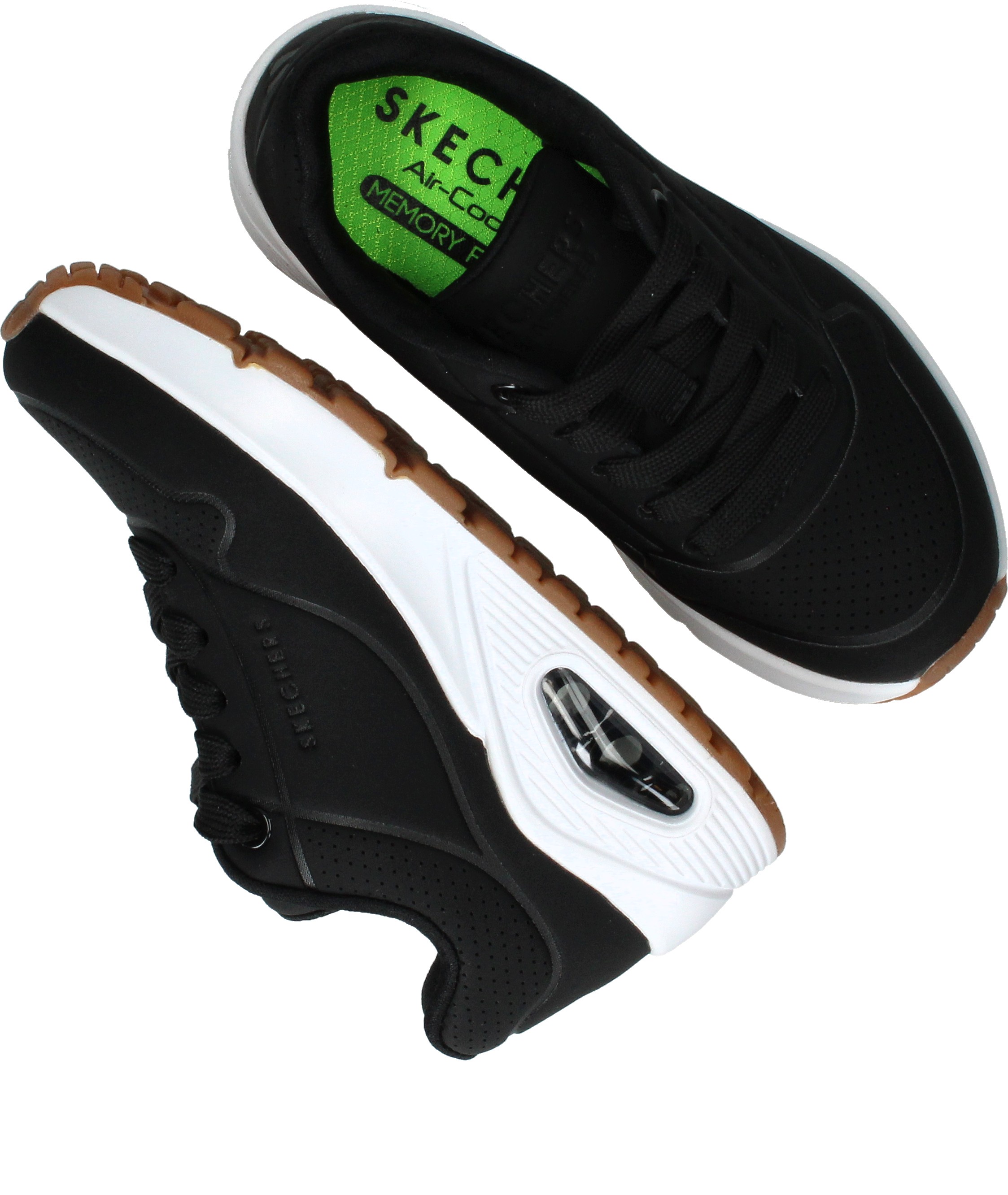 Skechers Uno Stand On Air, Zwart (4)