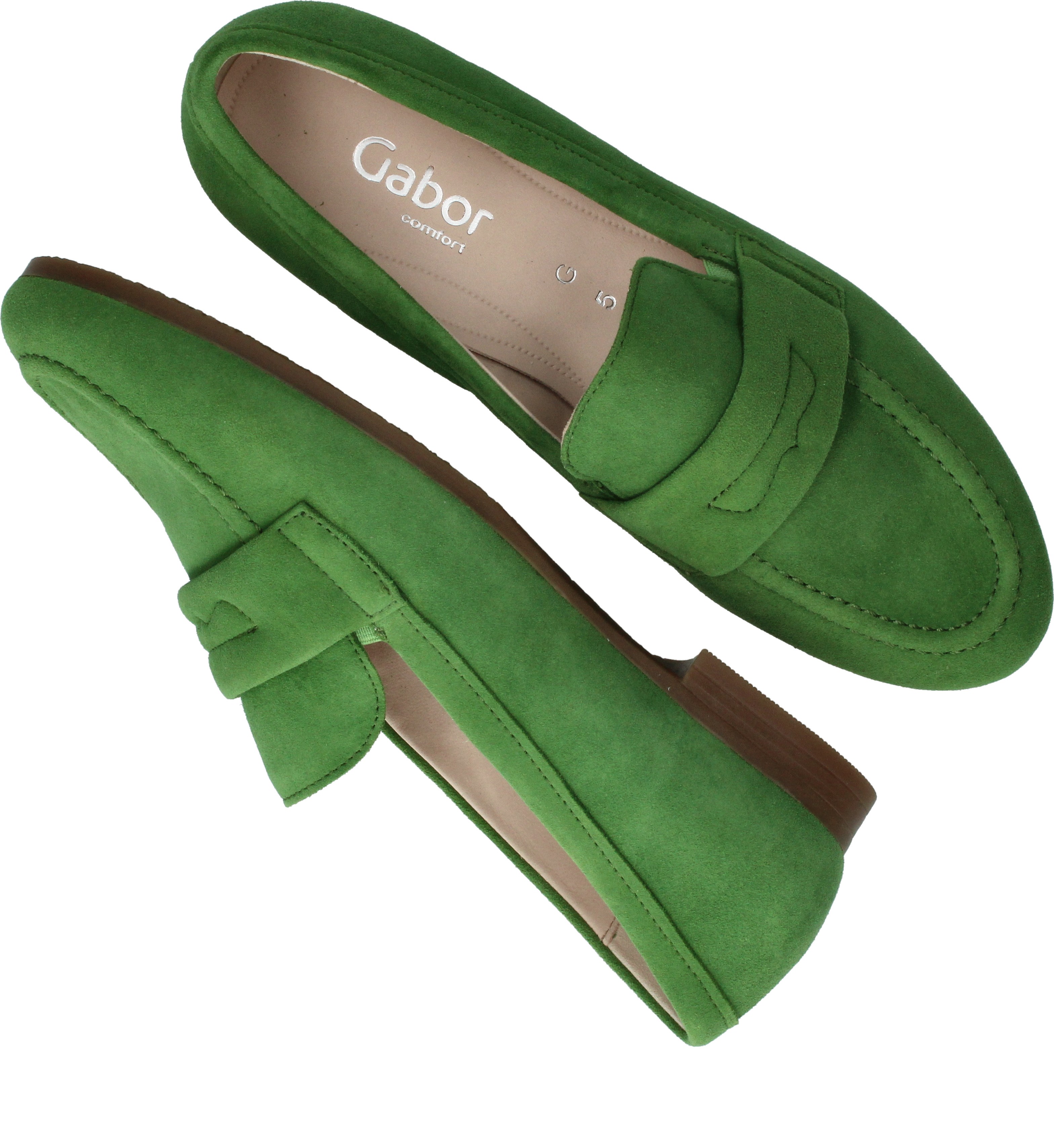 Gabor Loafers Groen Dames | Durlinger.com